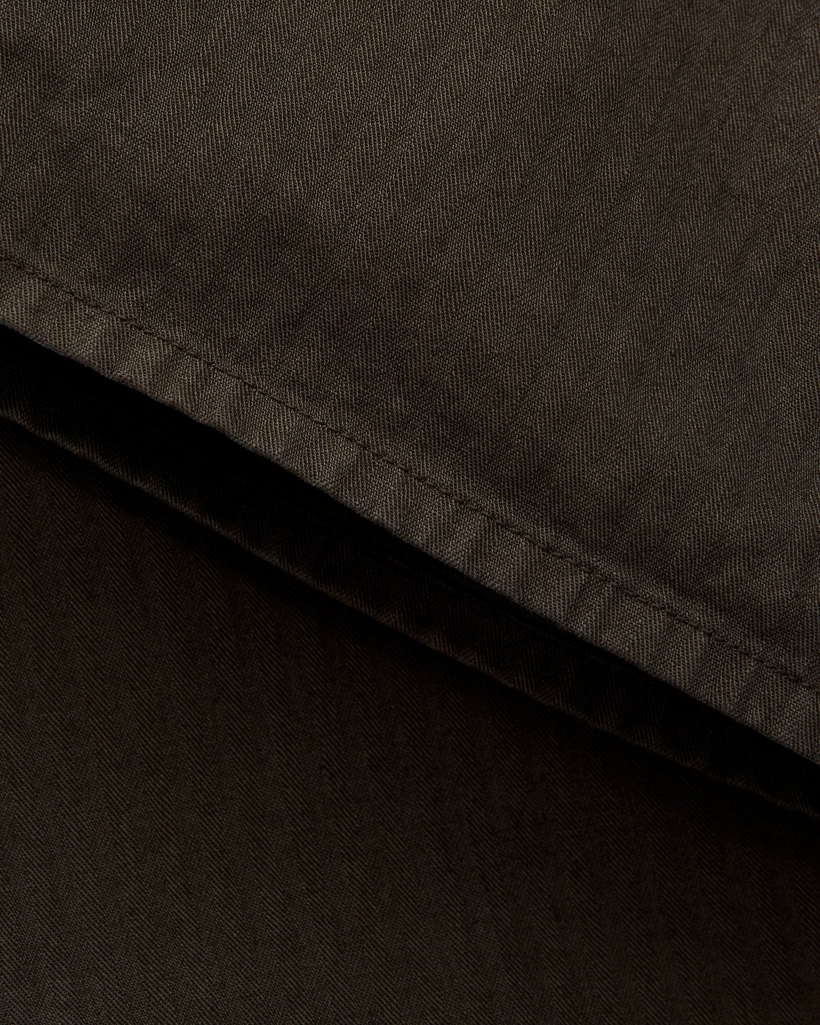Wide Fit French Work Pants in Coffee Brown - 9