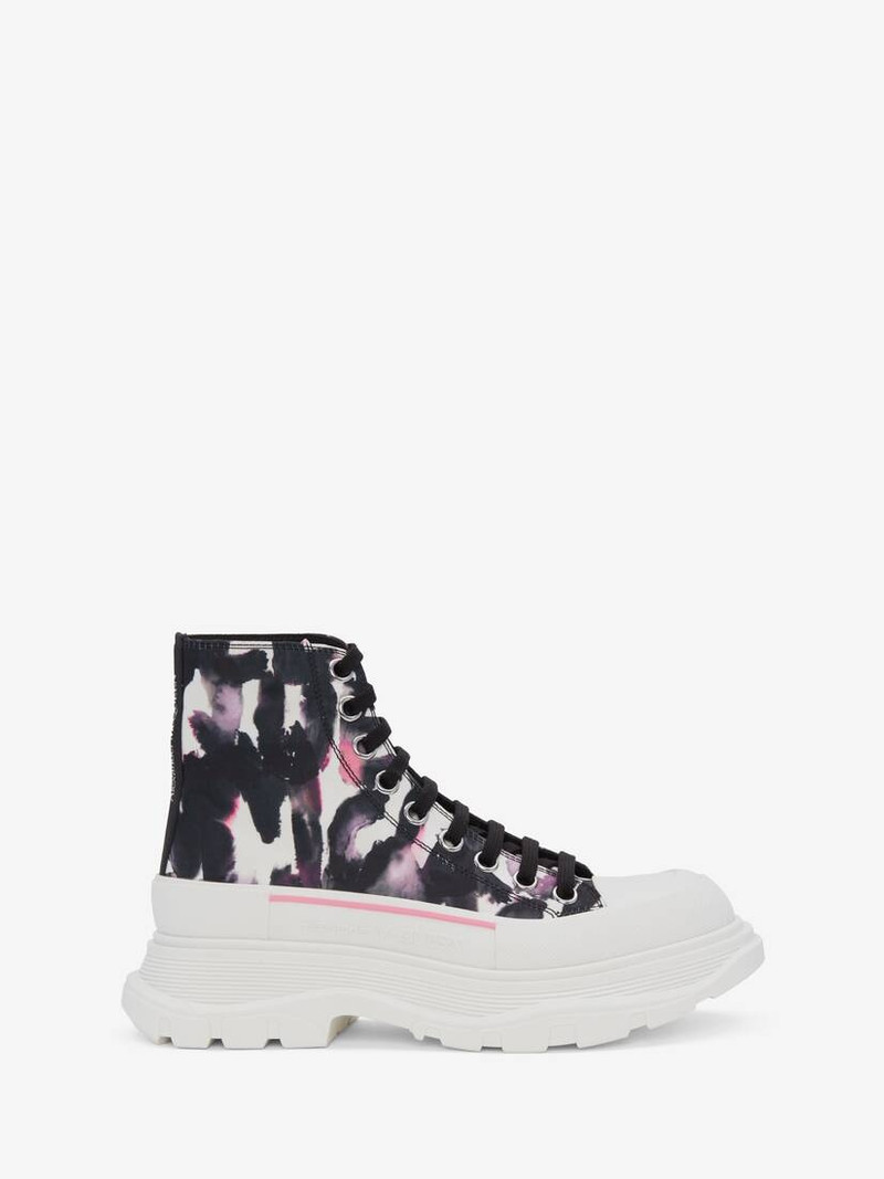 Multicolour의 여성용 Tread Slick Watercolour Graffiti Boot 1