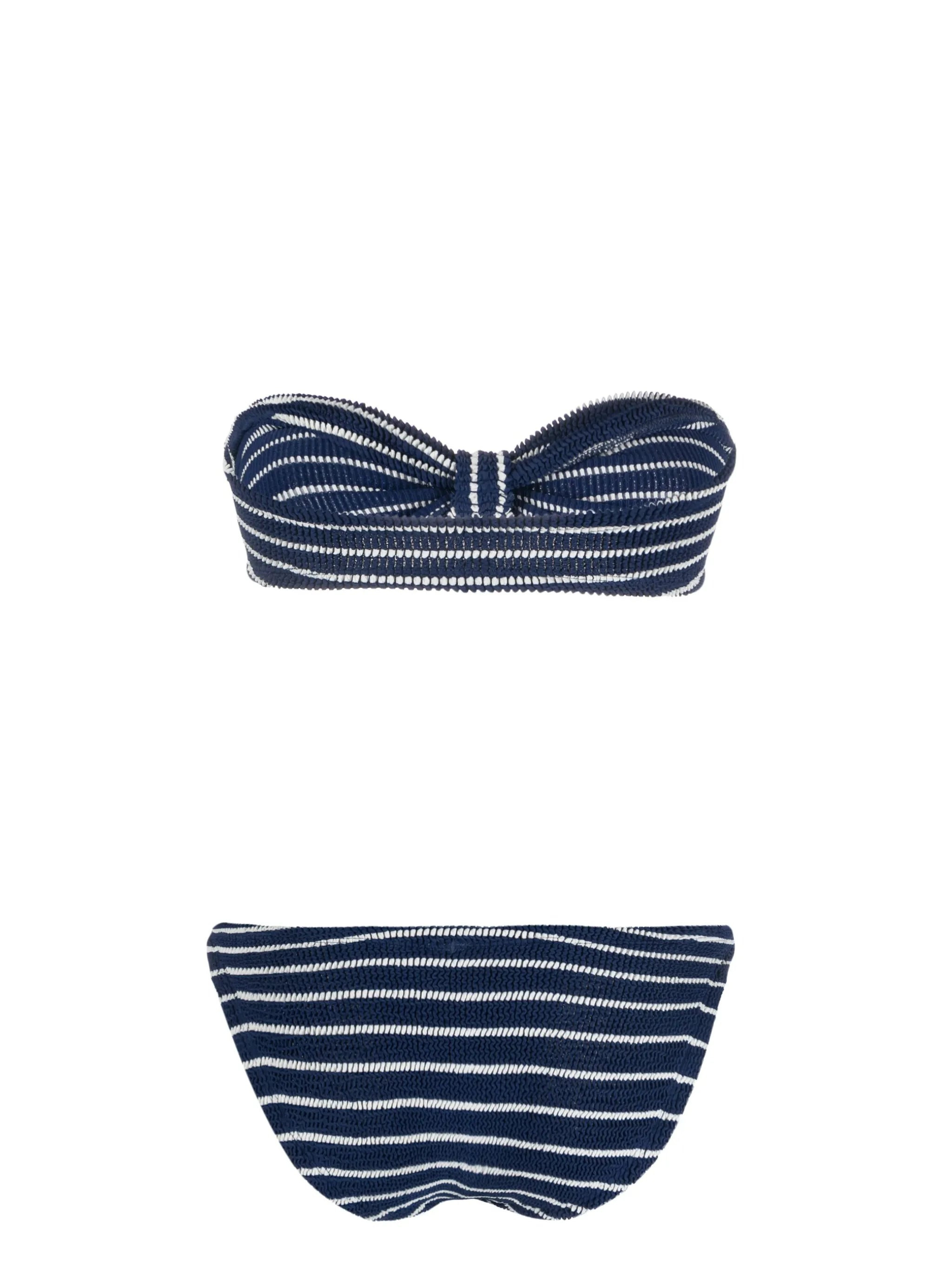 Jean striped bikini - 2