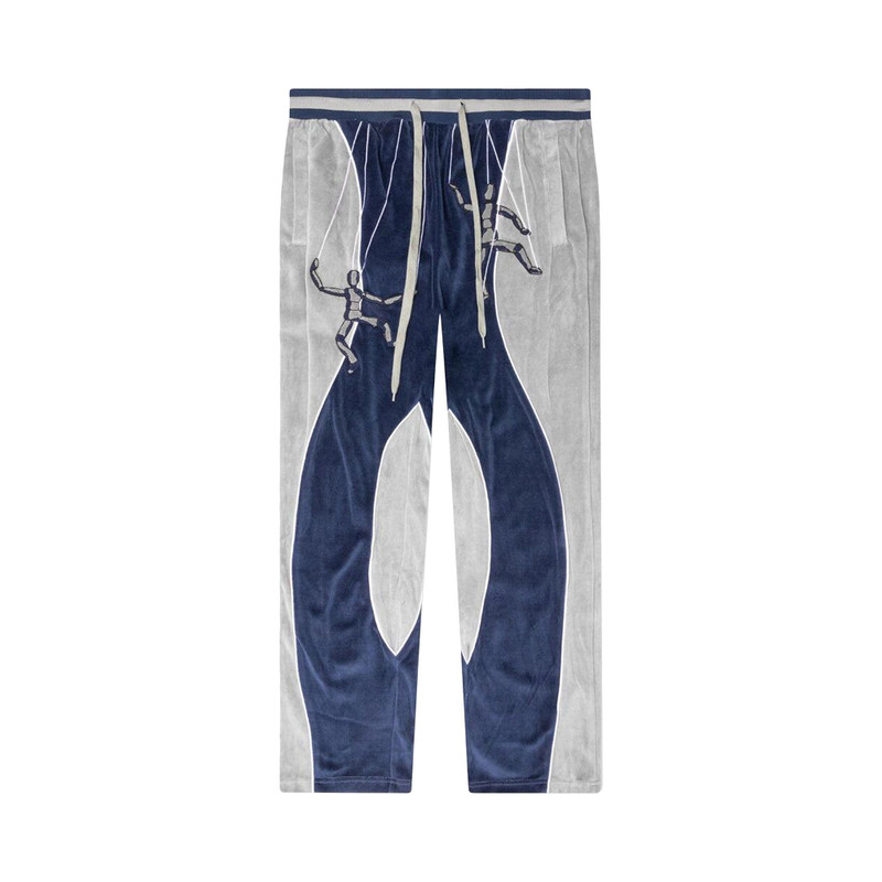 KidSuper Puppet Master Tracksuit Bottoms 'Blue/Green' 1