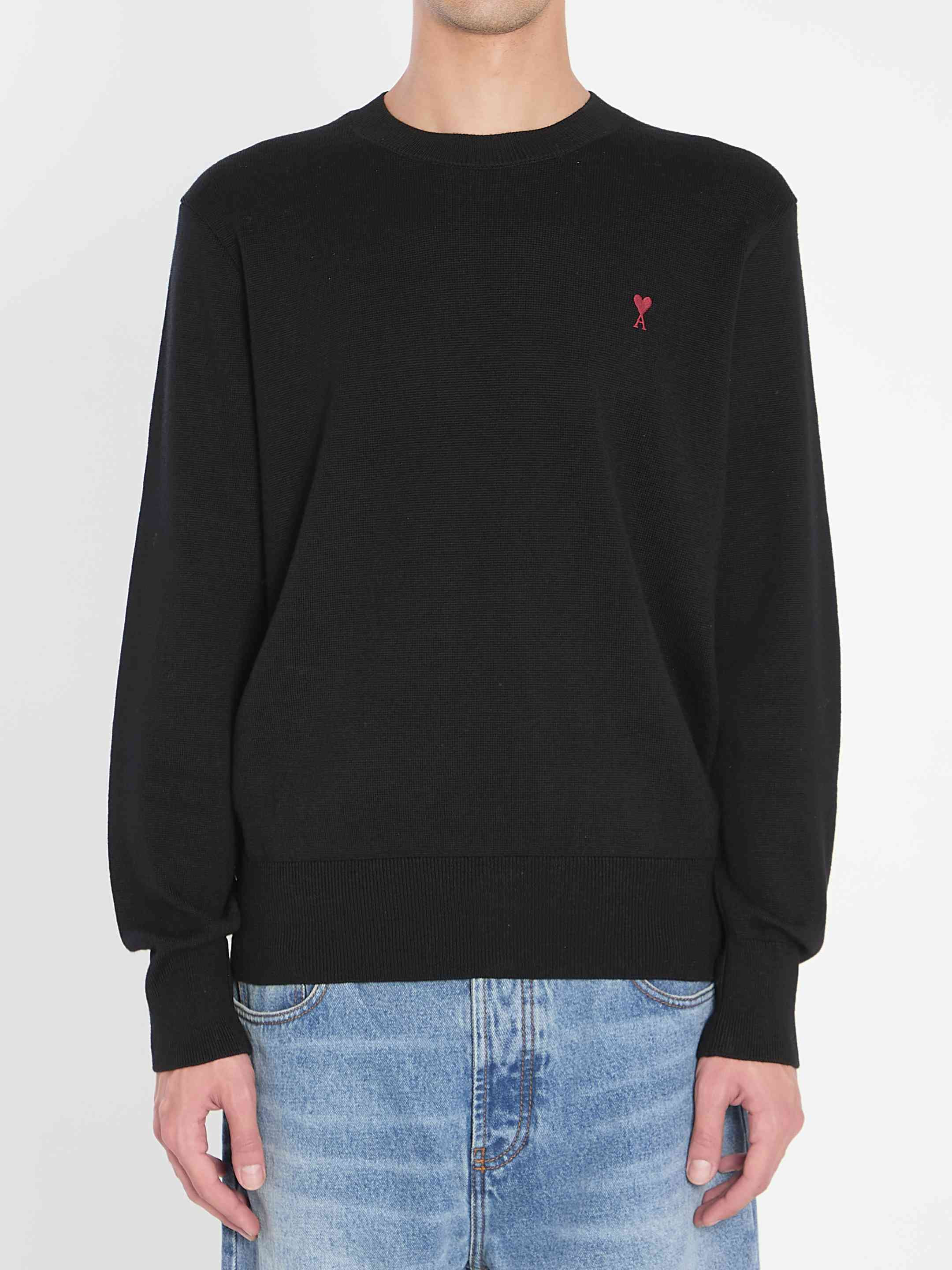 Ami Paris Men Ami De Coeur Sweater - 1