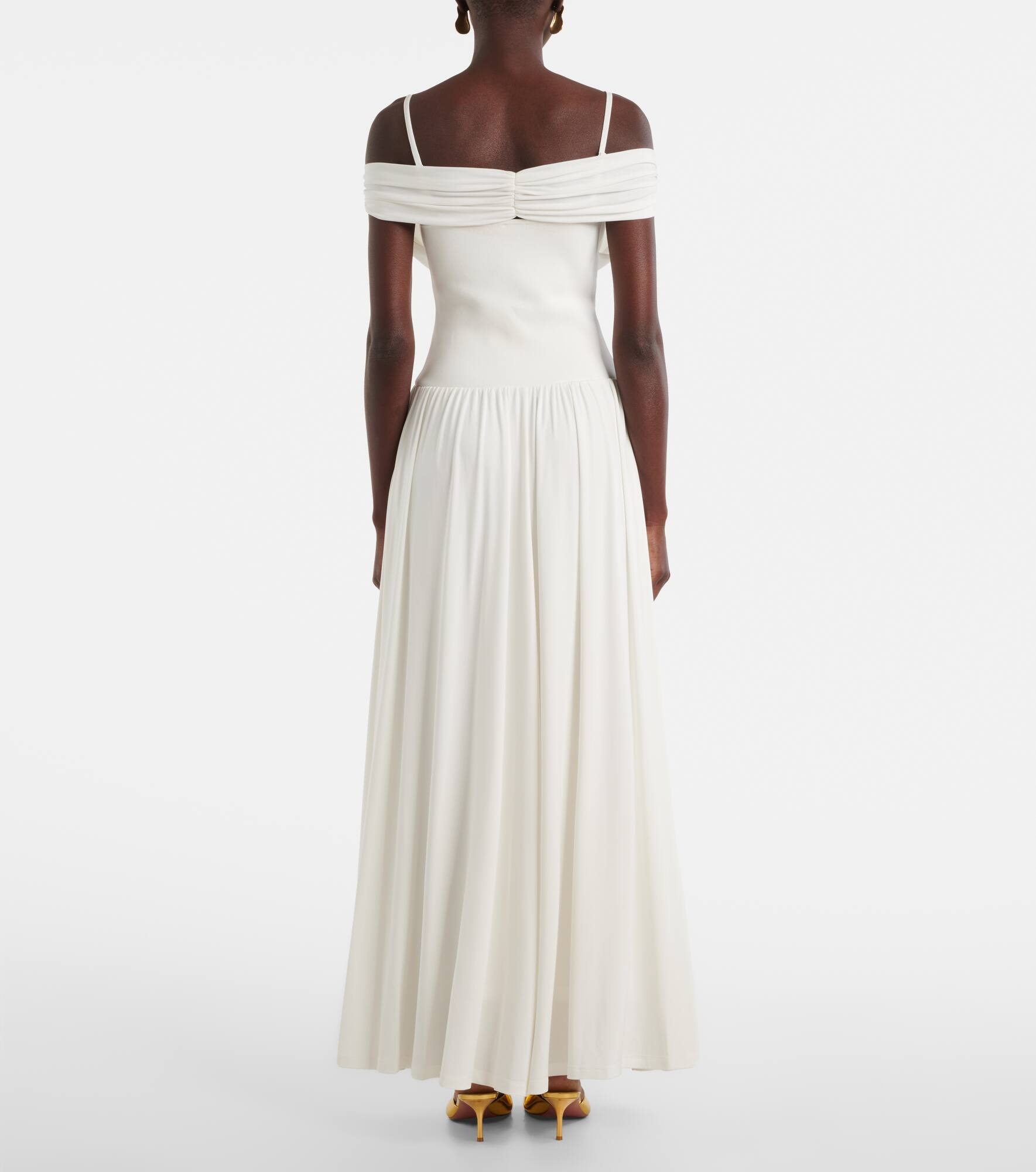 Amarantha draped jersey maxi dress - 3