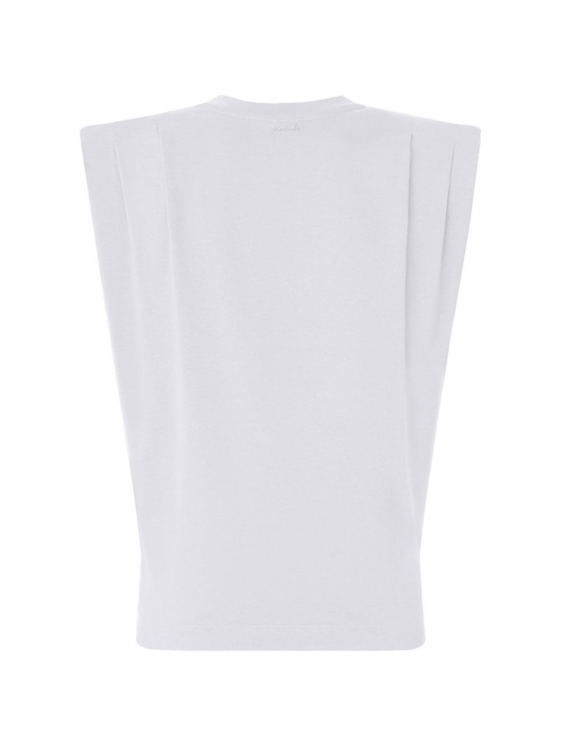 PINKO pleated-detail T-shirt outlook