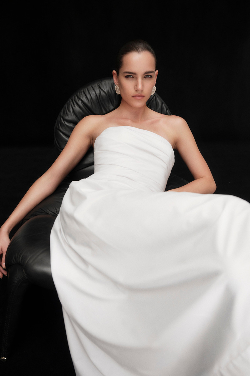 RACHEL GILBERT GALE STRAPLESS DRESS outlook