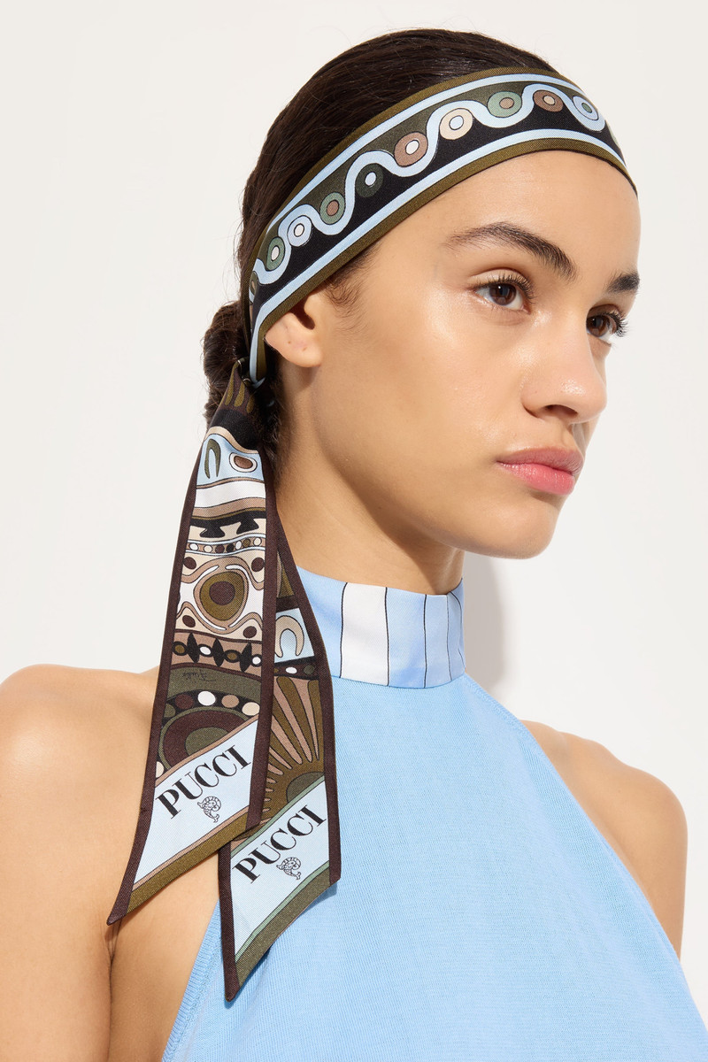 PUCCI MIXED PRINT SILK TWILL SCARF outlook