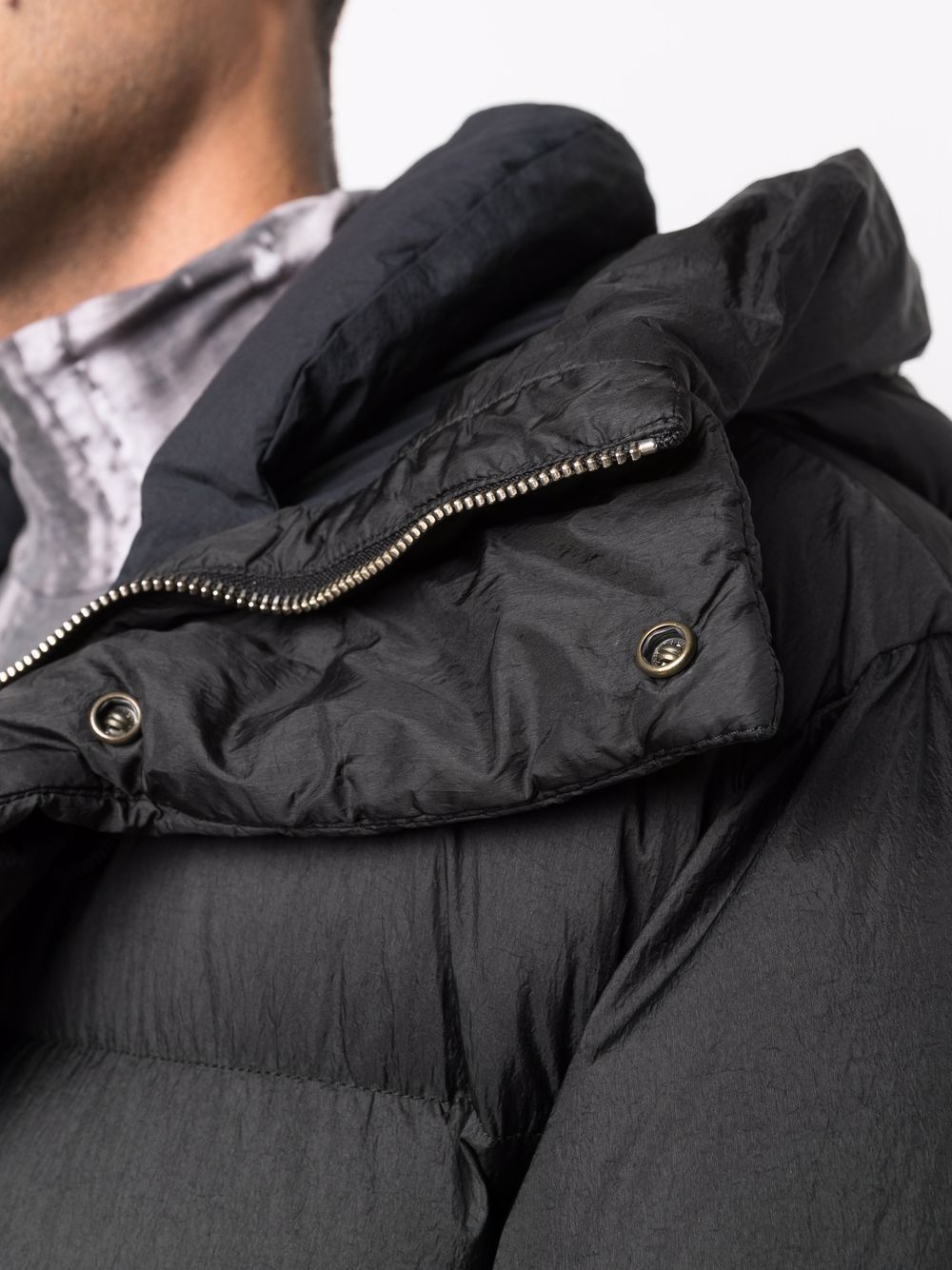 oversized hooded down jacket - 5