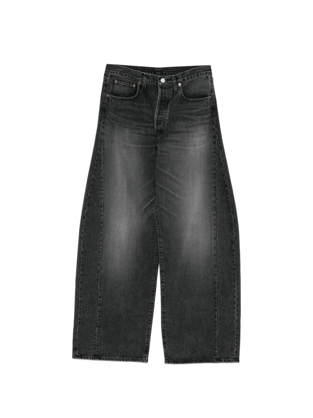 deformation wide-leg jeans - 1