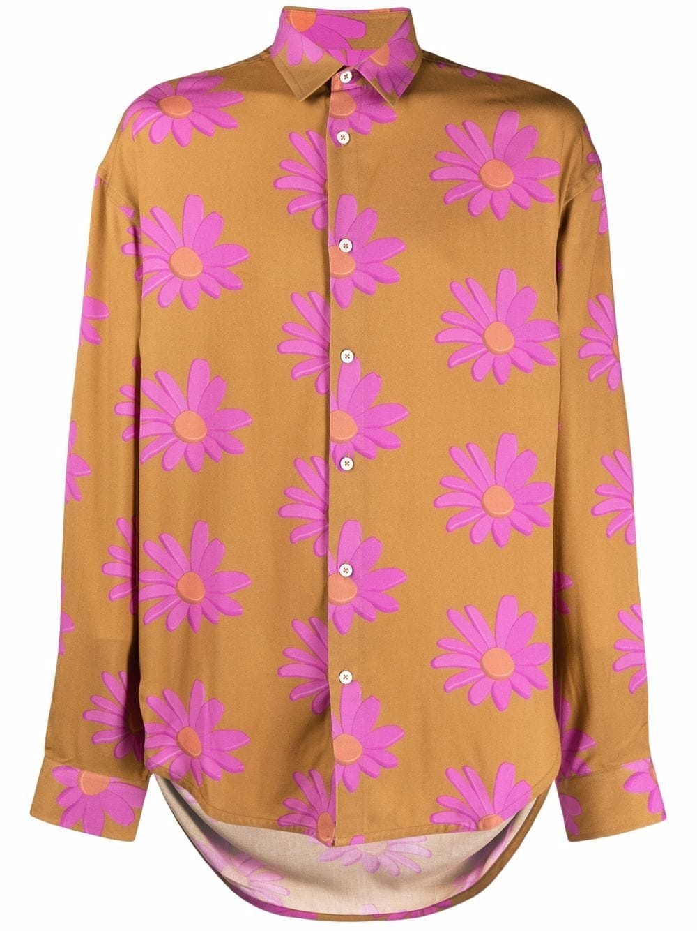 3D floral-print shirt - 1