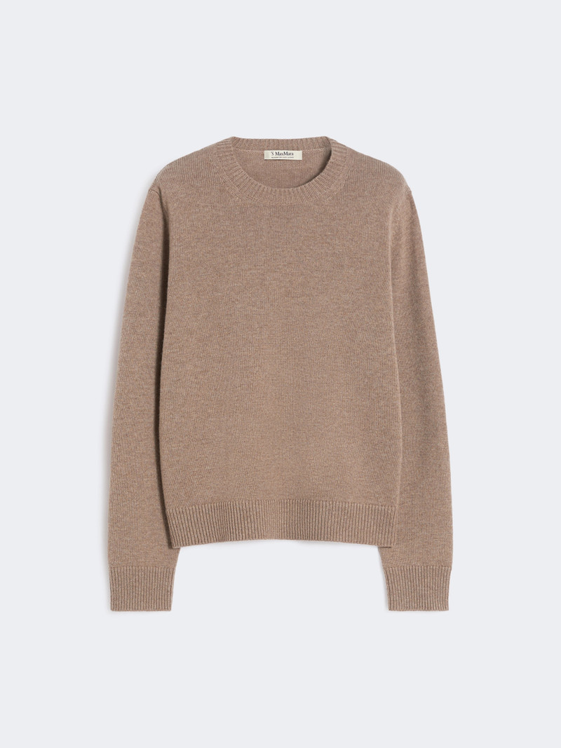 FRESIA Wool and cashmere sweater with patch detail - CAMEL 1