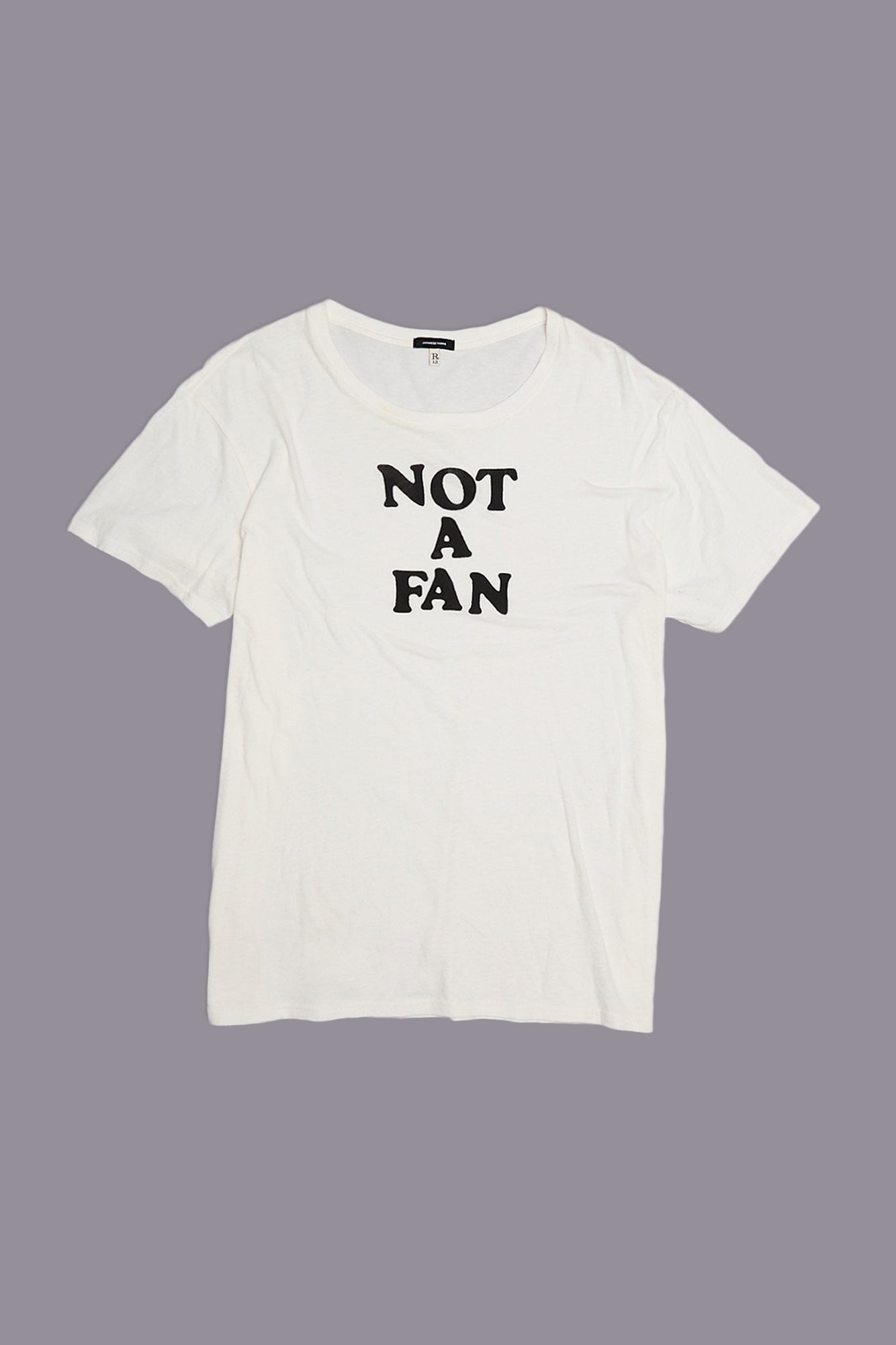 NOT A FAN BOY T - ECRU - R13 - 3