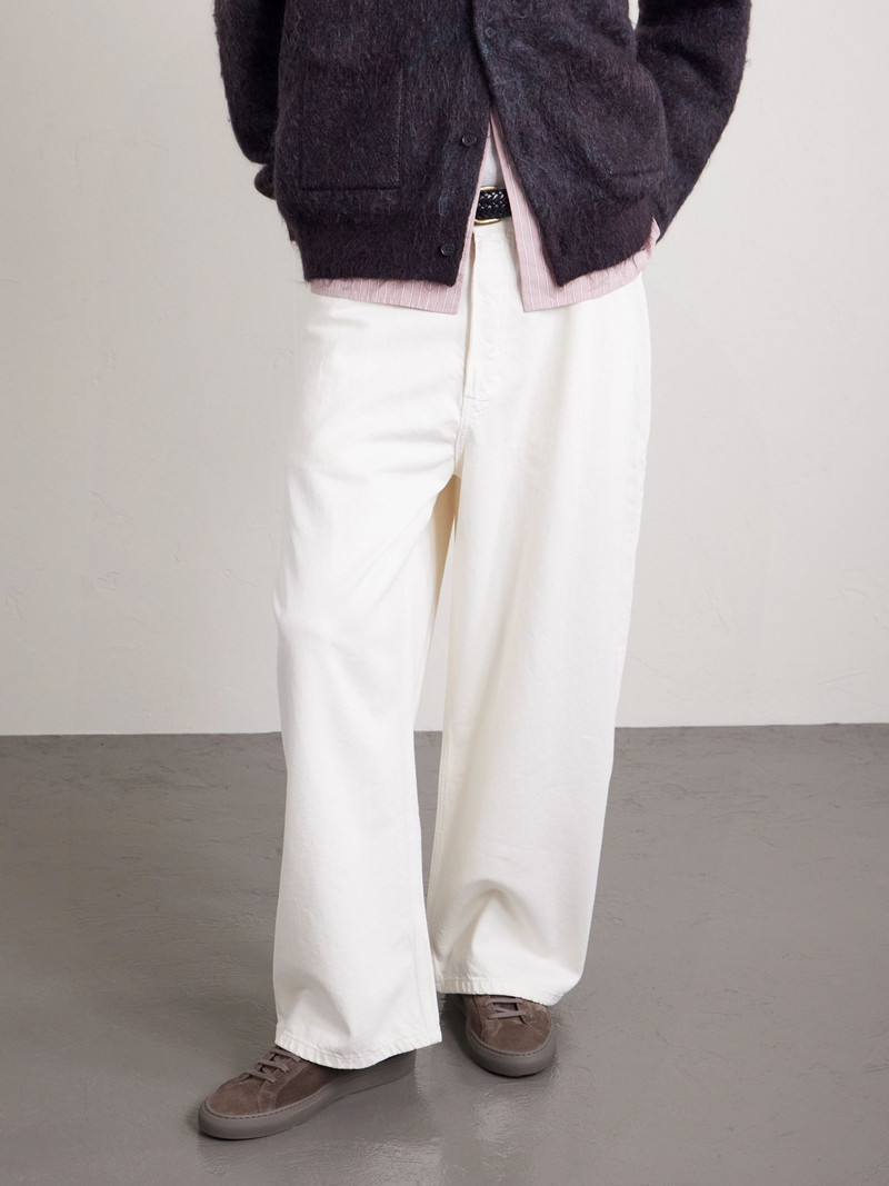 Common Projects Original Achilles Waxed-Suede Sneakers Brown outlook