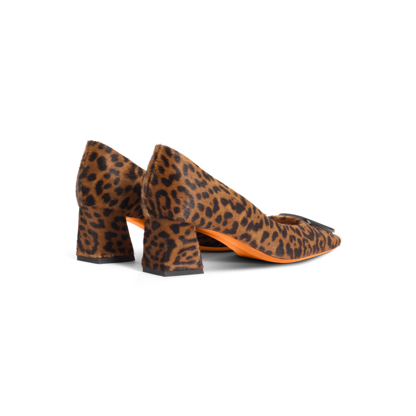 Women's animal-print cavallino mid-heel pump - 3