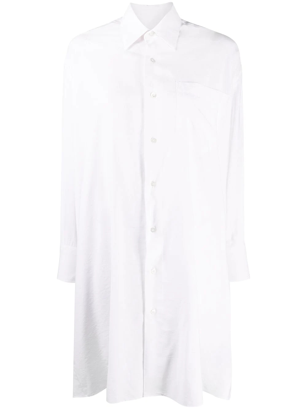 knee-length shirt dress - 1