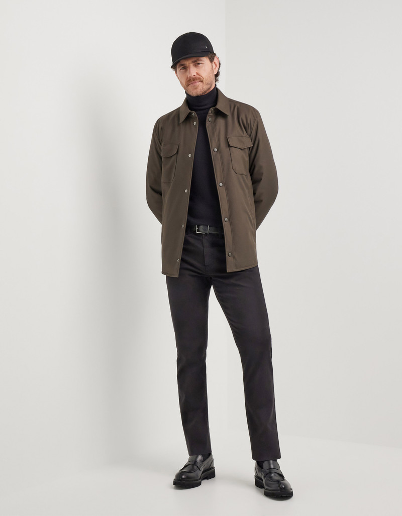 Canali BLACK GARMENT-DYED PURE CASHMERE TURTLENECK outlook