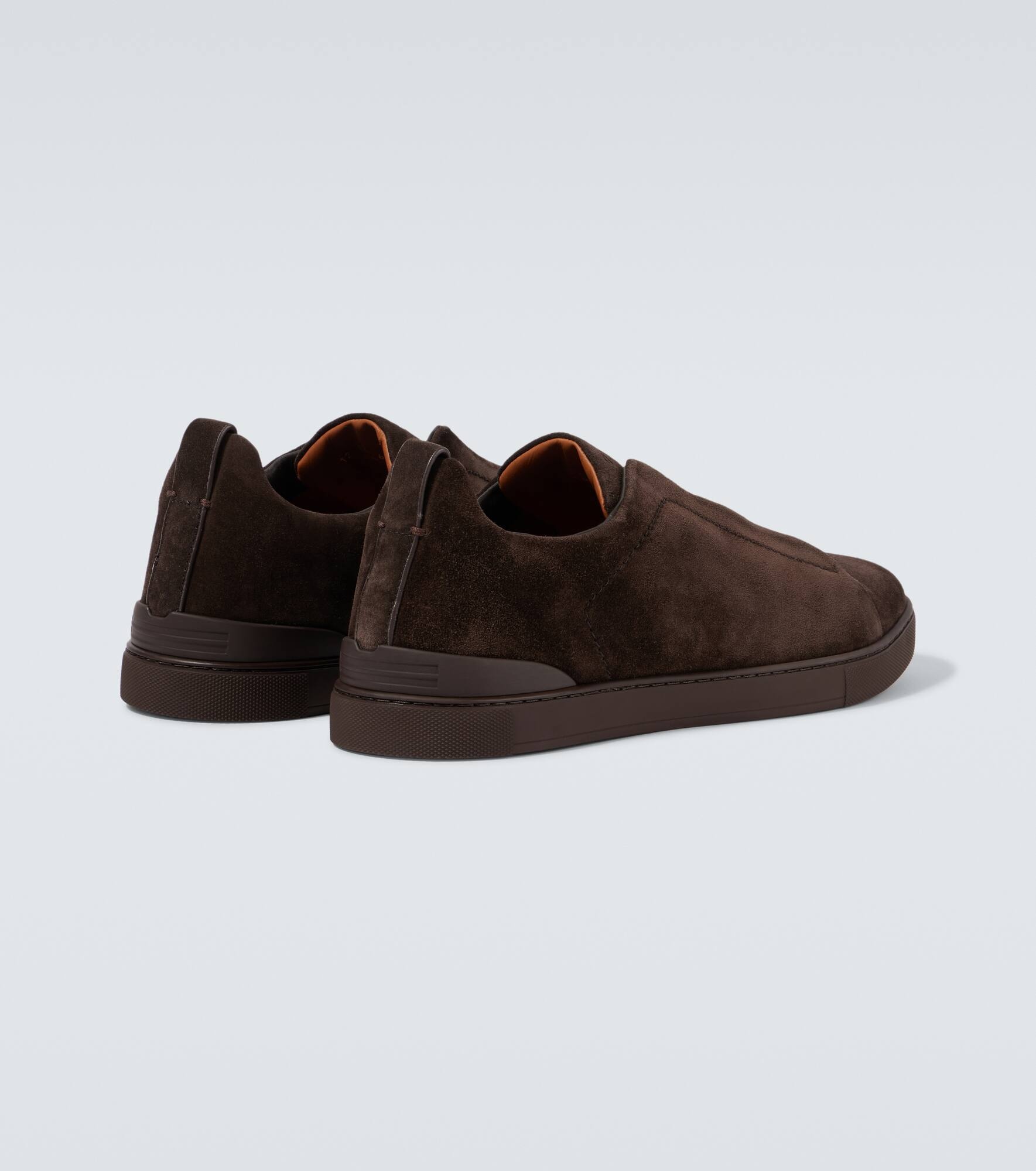 Triple Stitch suede sneakers - 6