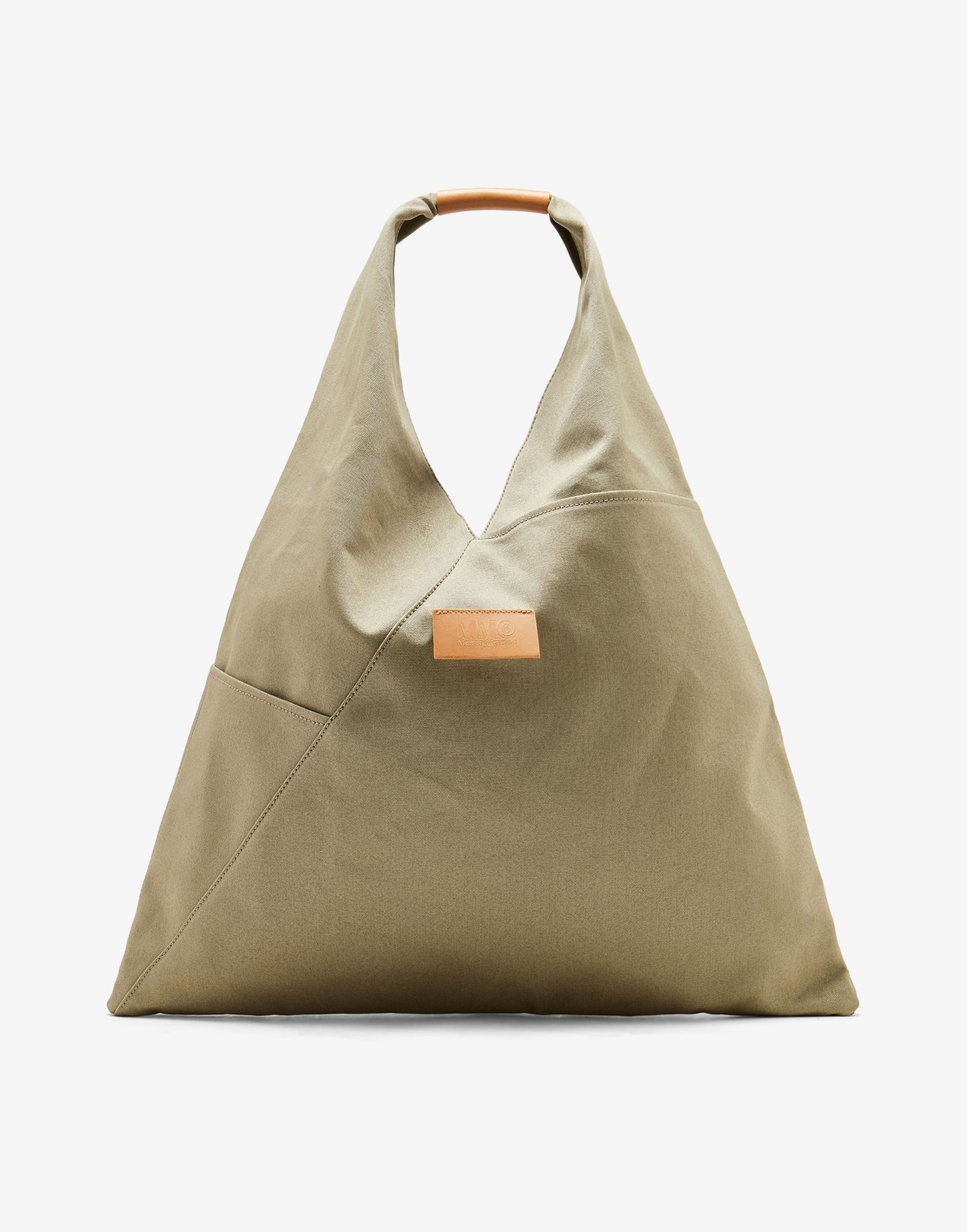 Japanese bag in eco-washed canvas - 1