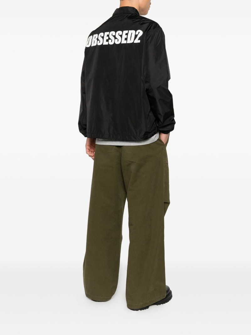 DSQUARED2 press-stud fastening jacket outlook