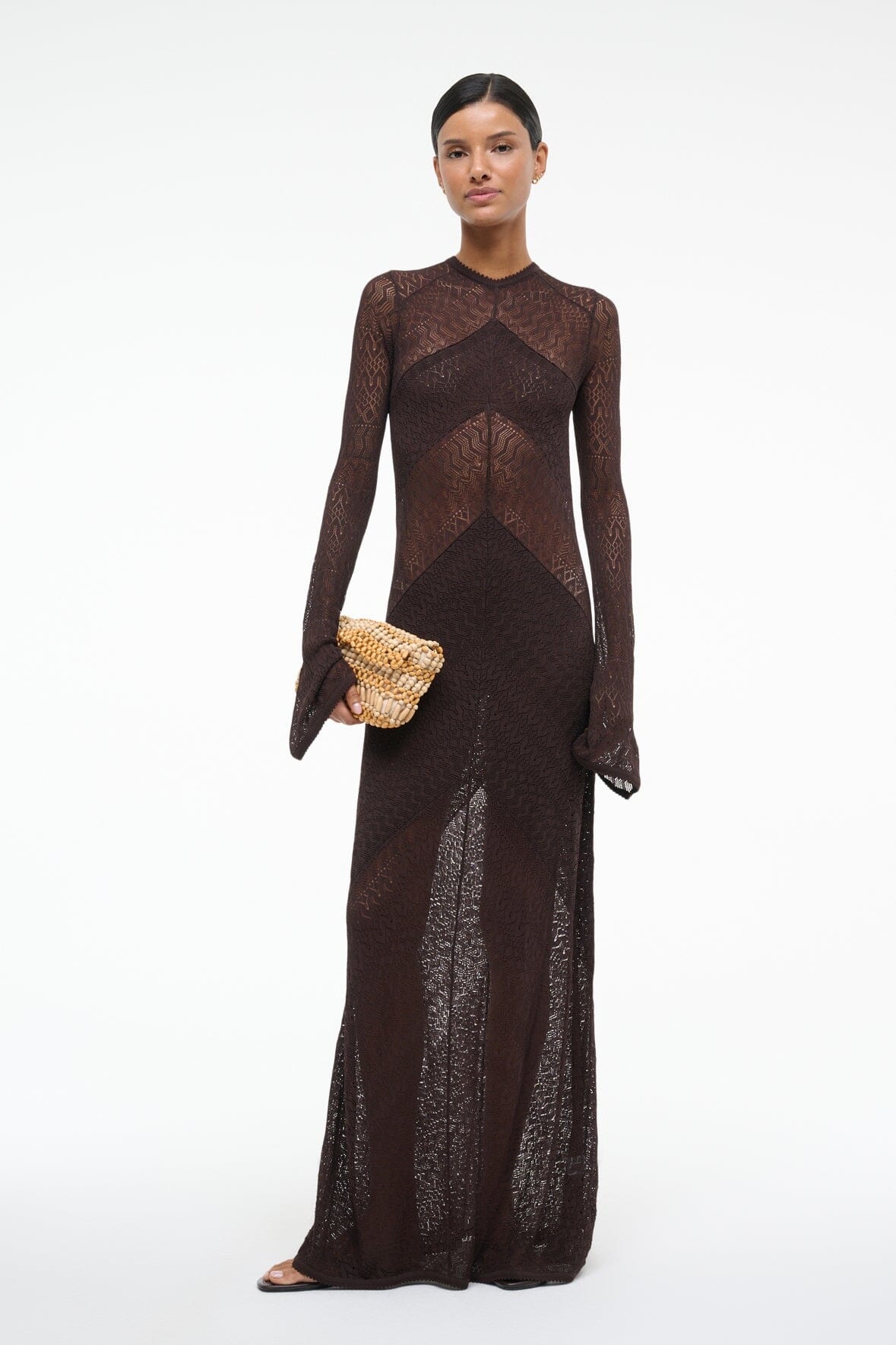 STAUD VERA DRESS EARTH - 6
