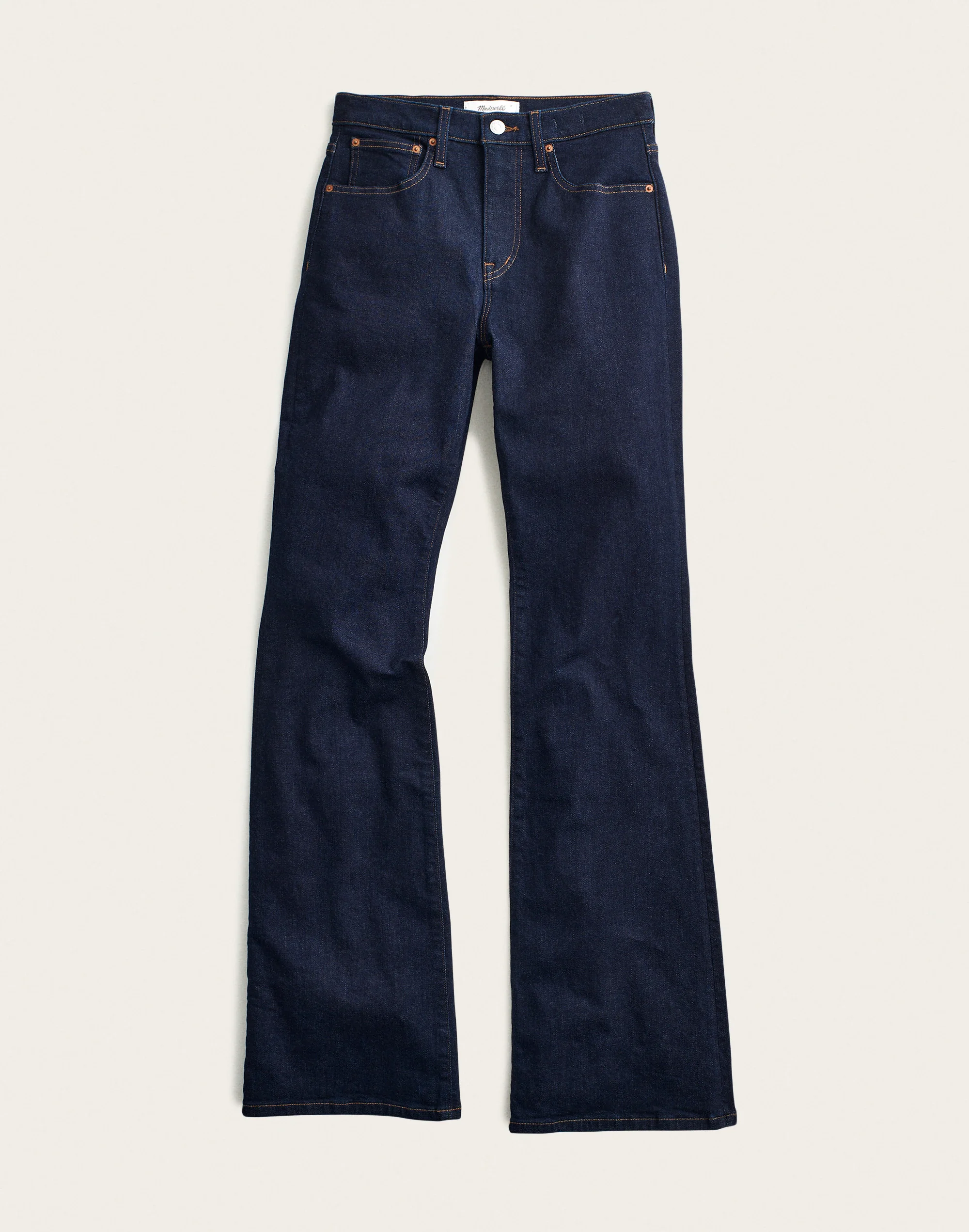 The Flare Jean in Super Stretch Denim - 1