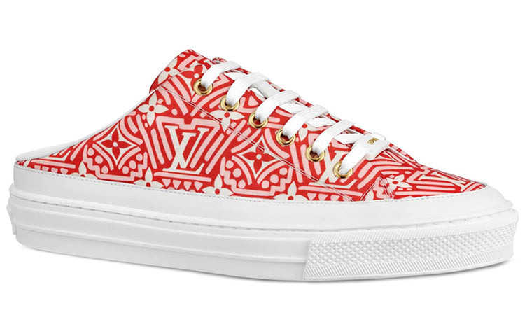 (WMNS) LOUIS VUITTON Crafty Stellar Mules 'Red White' 1A85NN - 3