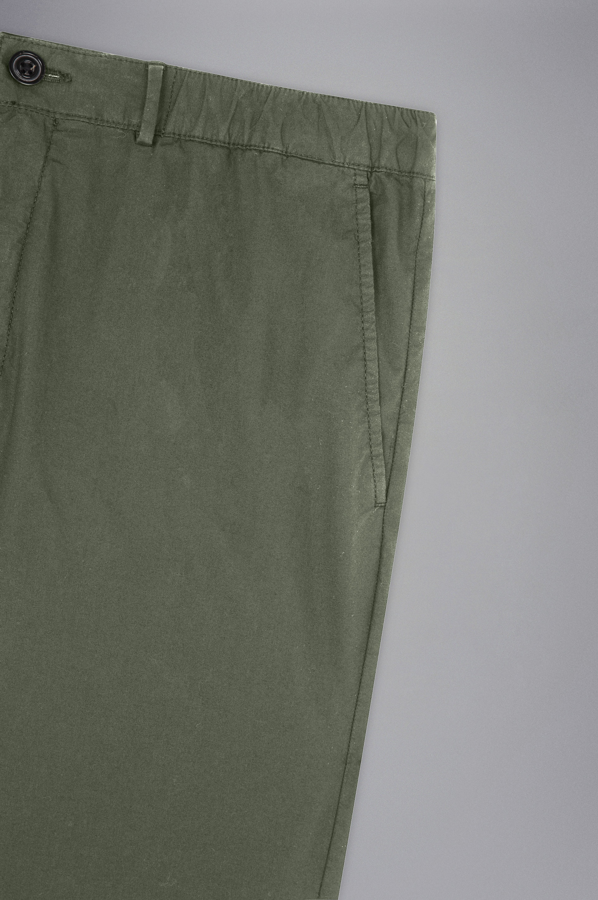 ULTRA-LIGHT POPLIN COTTON CHINO TROUSERS - 5