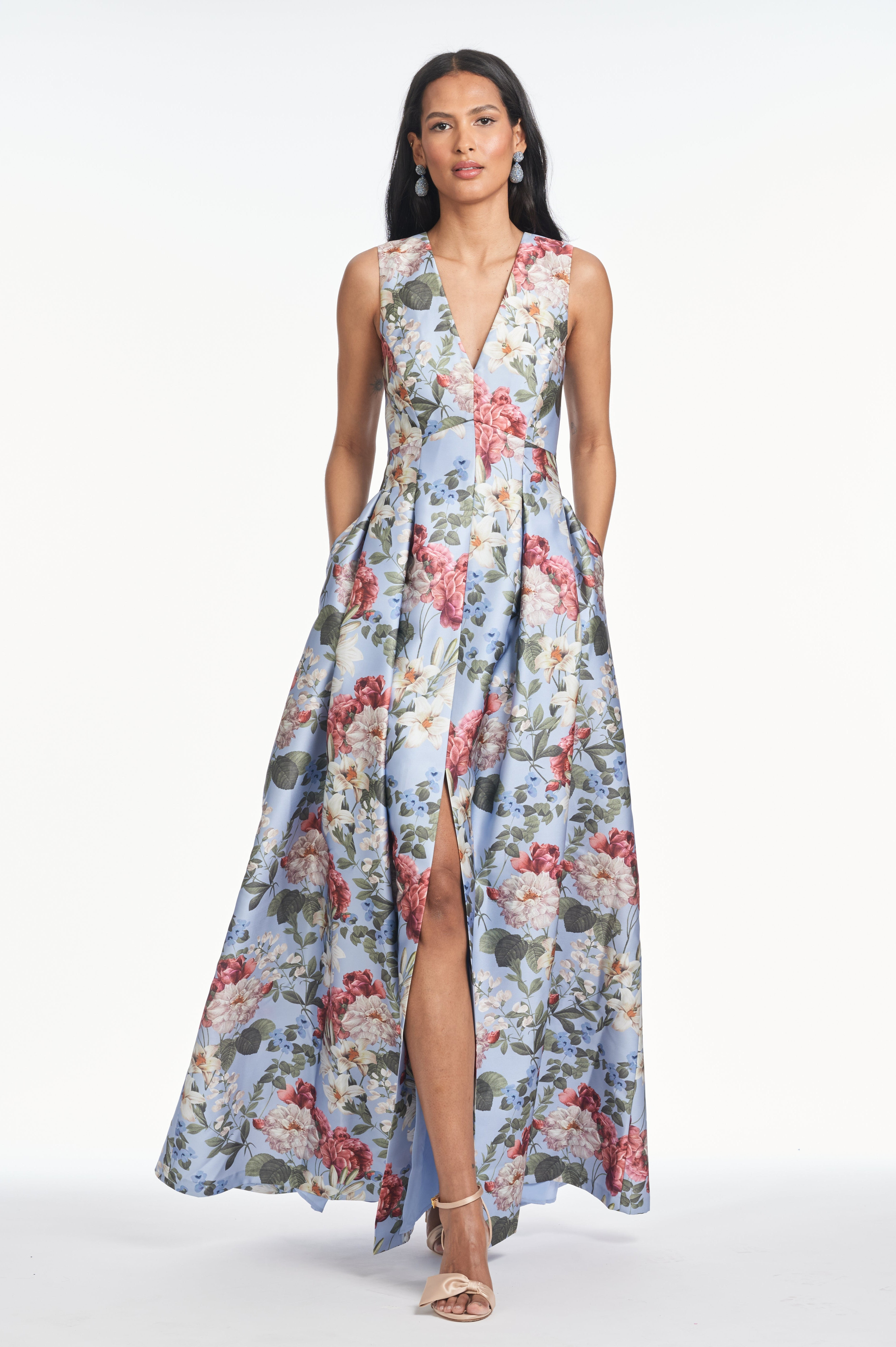 BROOKE GOWN - POWDER BLUE BOUQUET - 2