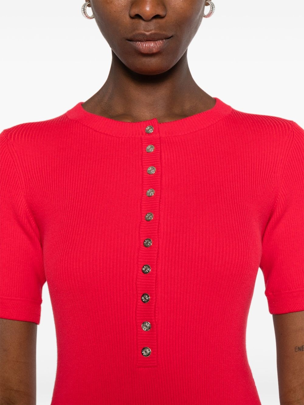 ribbed-knit mini dress - 5