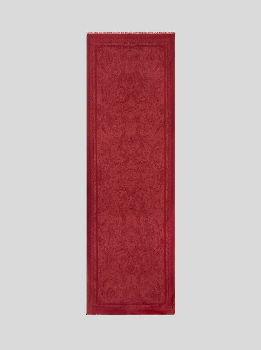 SCARF WITH PAISLEY PRINT - 2