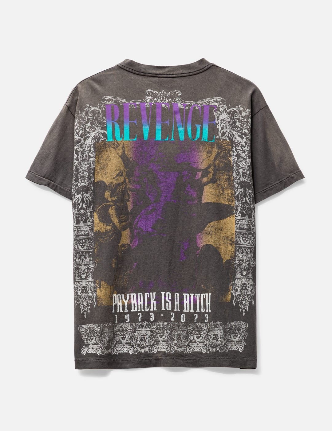 SAINT M×××××× SAINT MICHAEL X BERBERJIN REVENGE T-SHIRT | REVERSIBLE