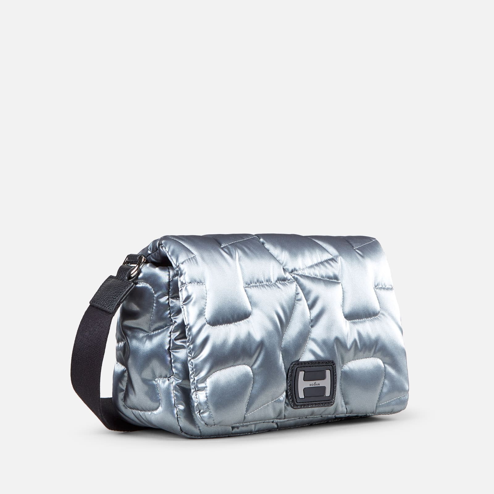 Quilted Crossbody Silver - 3