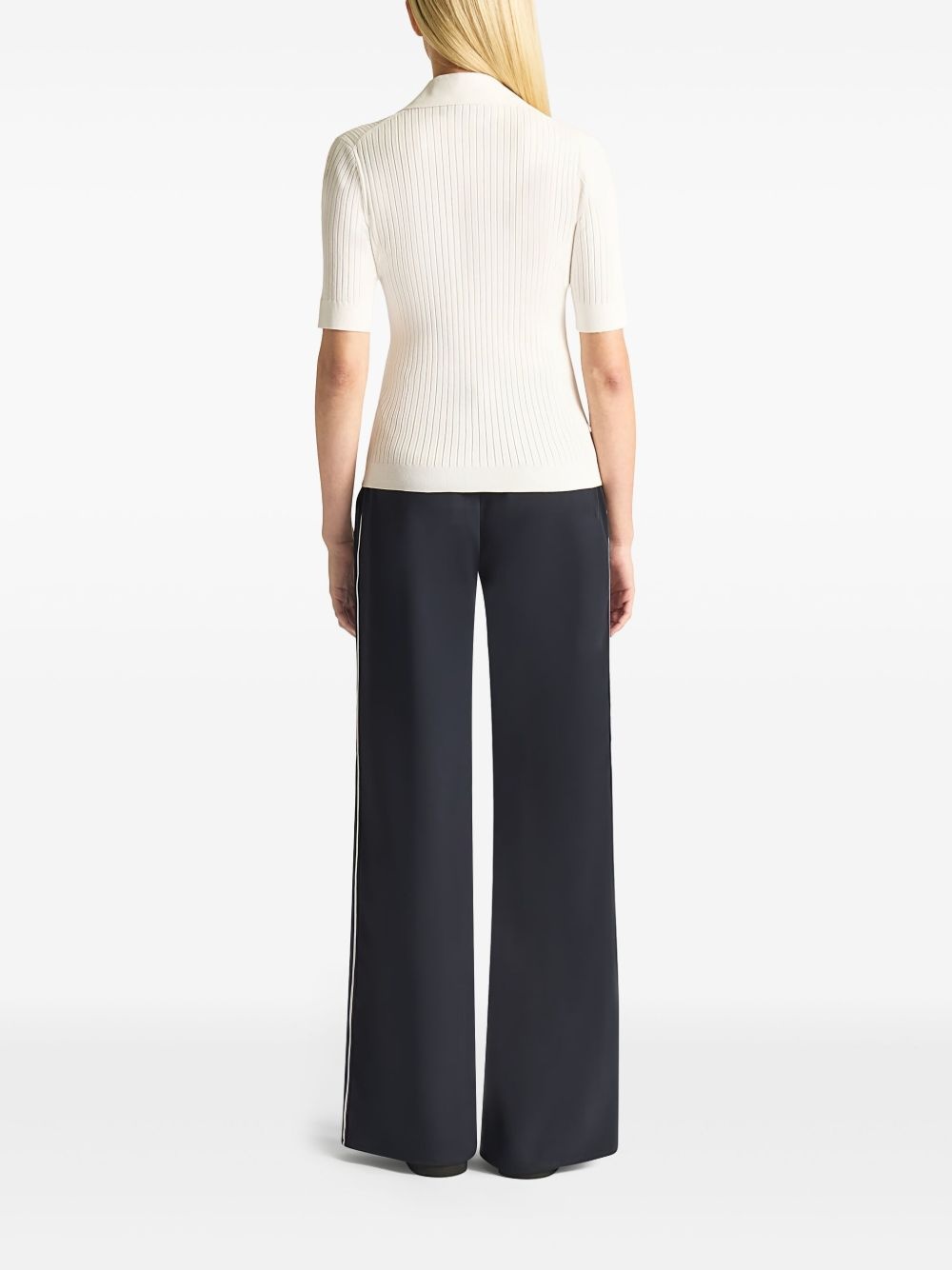 knitted polo top - 4