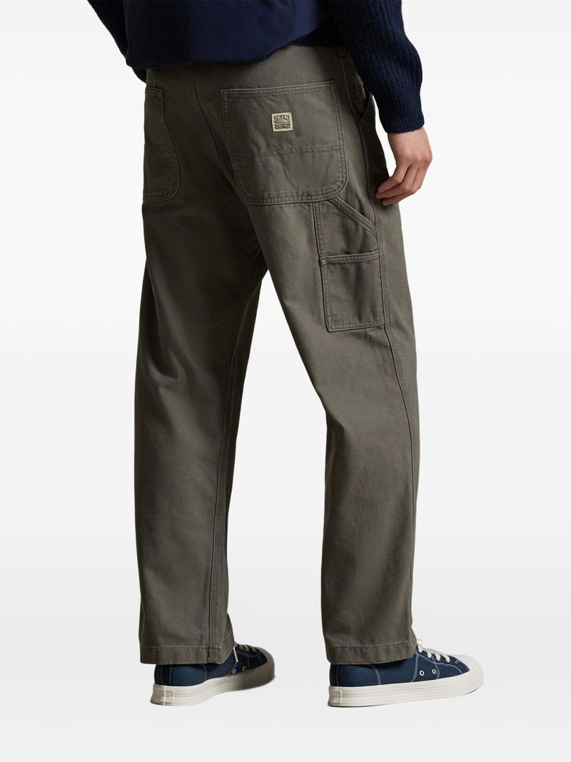 buttoned straight-leg jeans 4