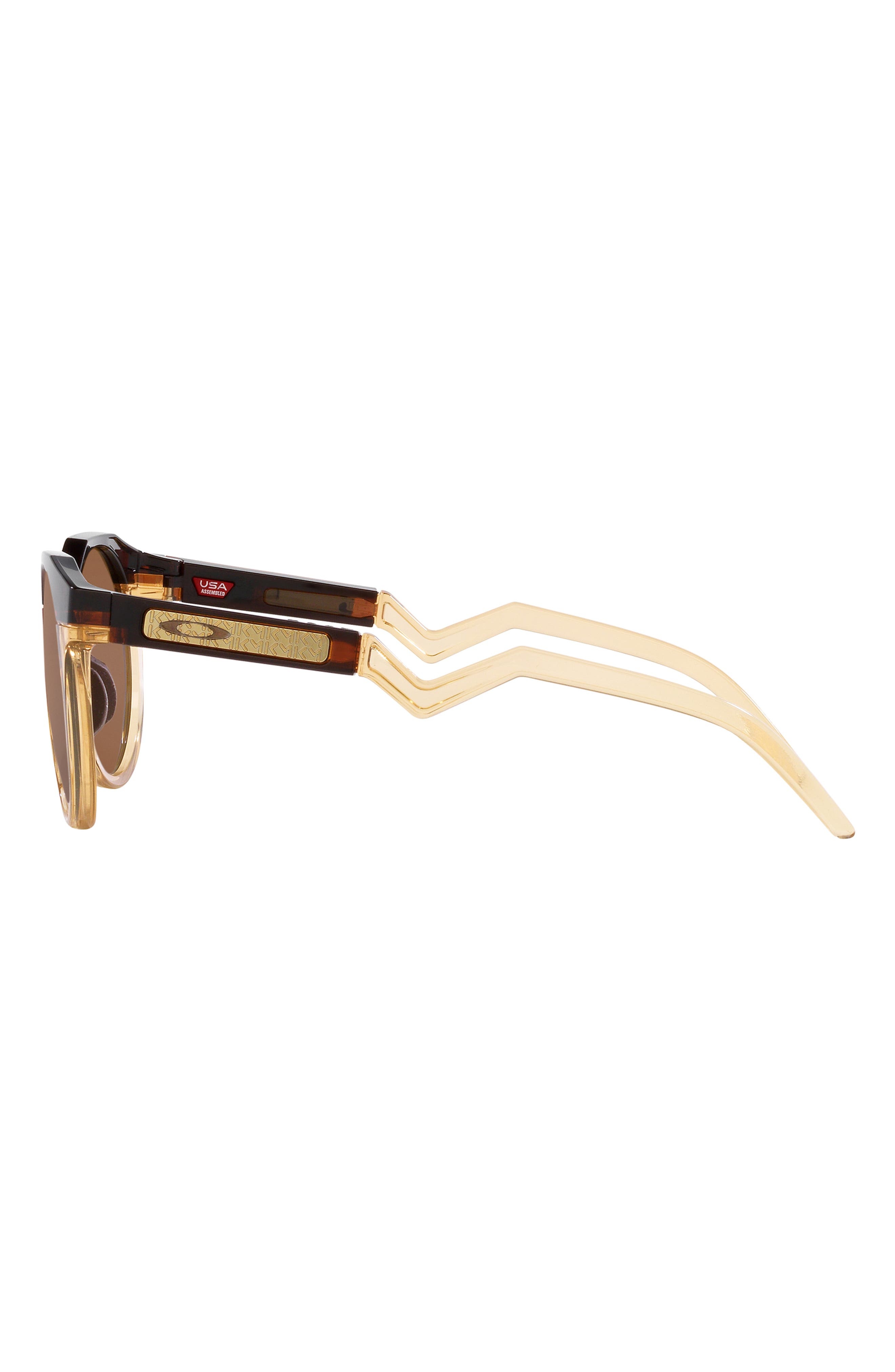 Oakley HSTN 52mm Irregular Sunglasses in Amber Brown at Nordstrom - 3