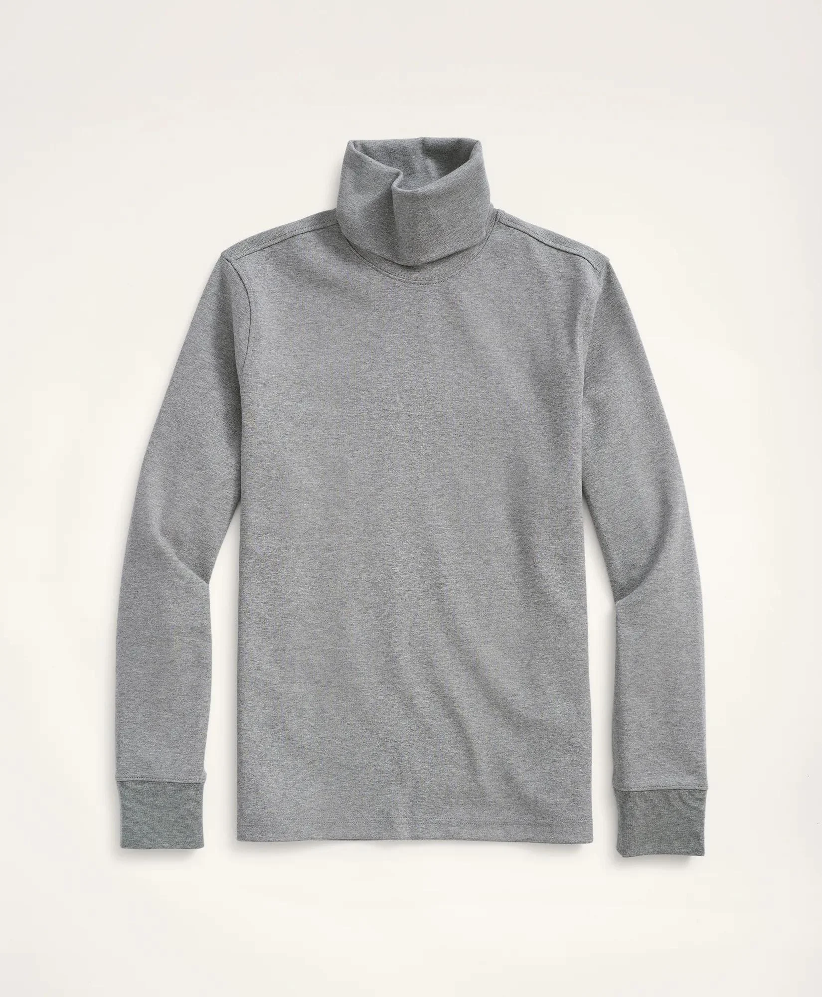 Stretch Supima® Cotton Turtleneck - 1
