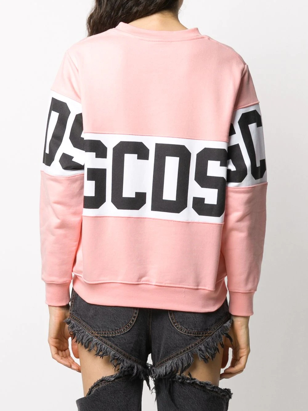 logo colour-block sweatshirt - 4