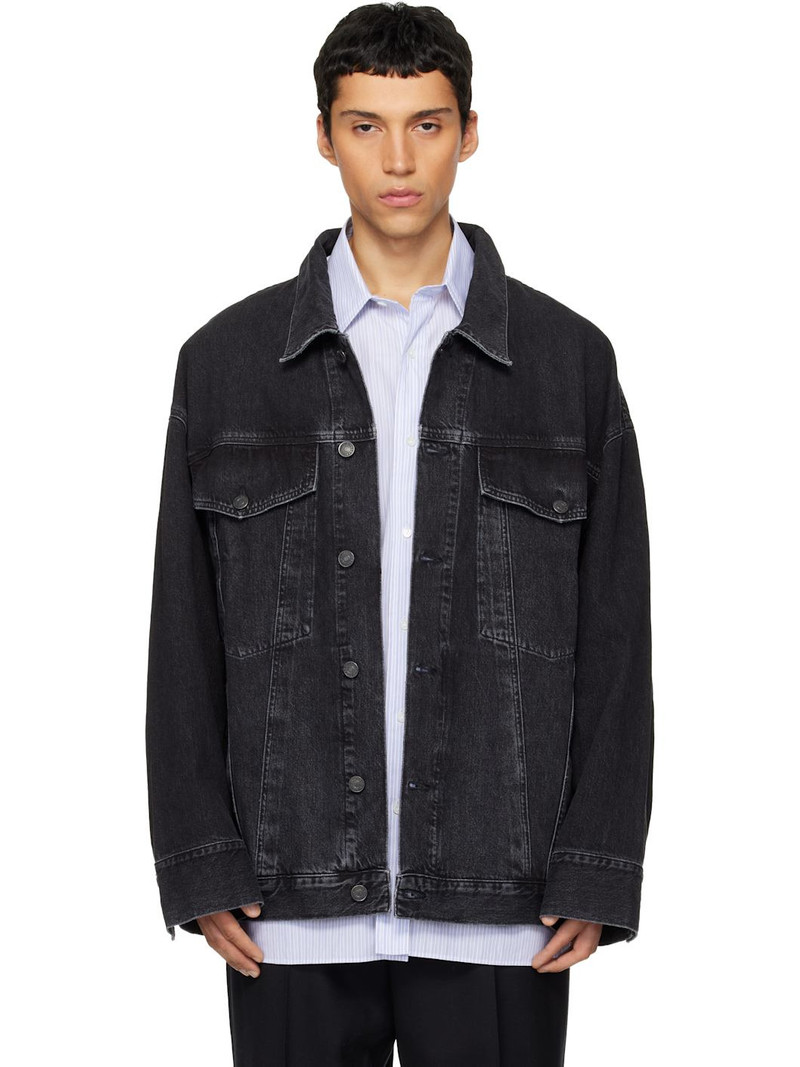 Black Wayne Denim Jacket 1