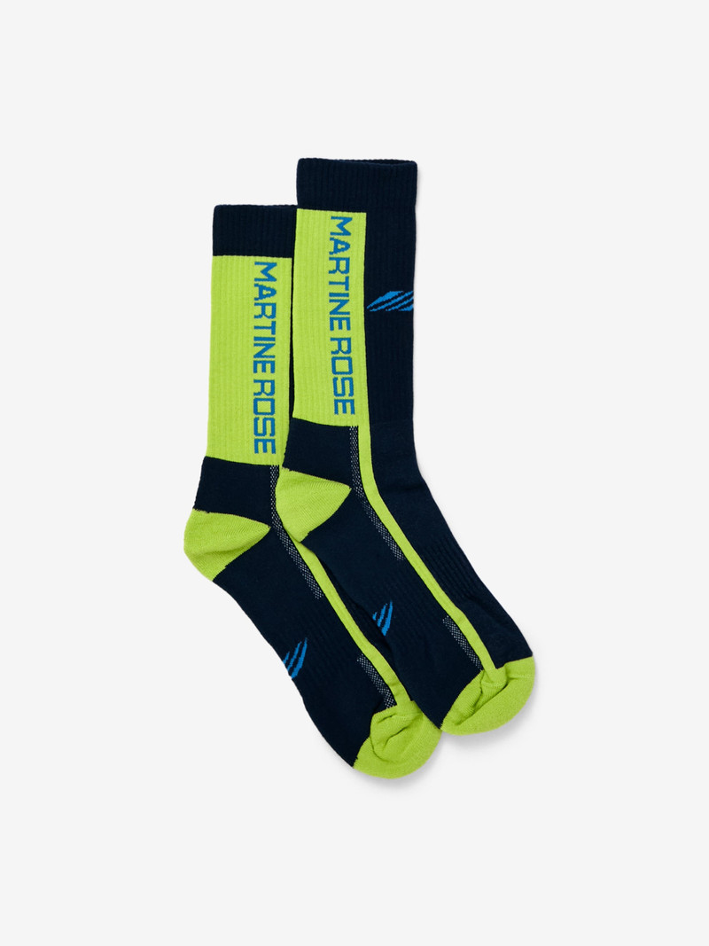Martine Rose SPORTS SOCK MULTIPACK (BLUE LIME) outlook