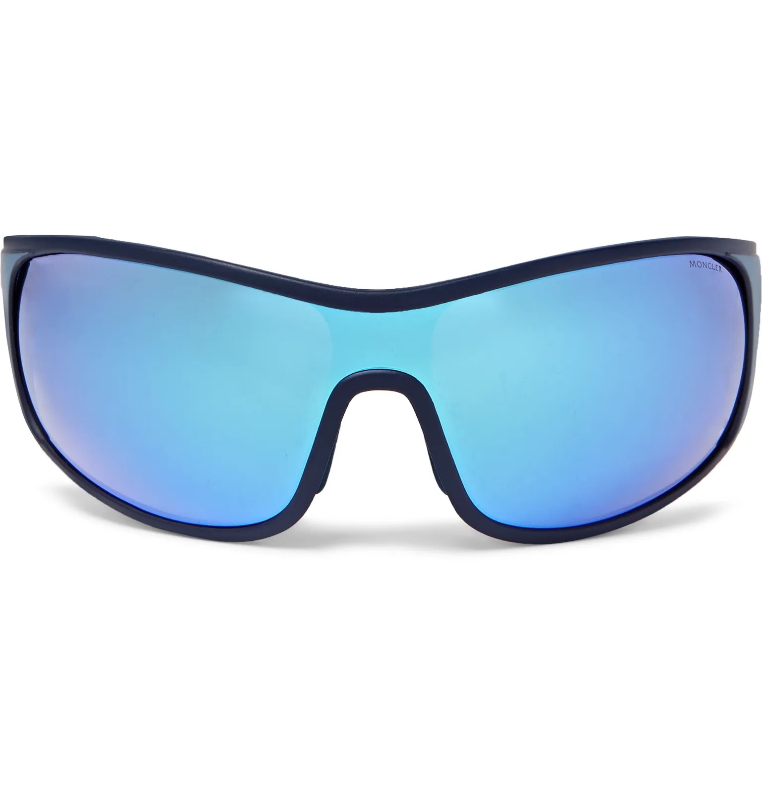 Wrap-Frame Mirrored Acetate Sunglasses - 7