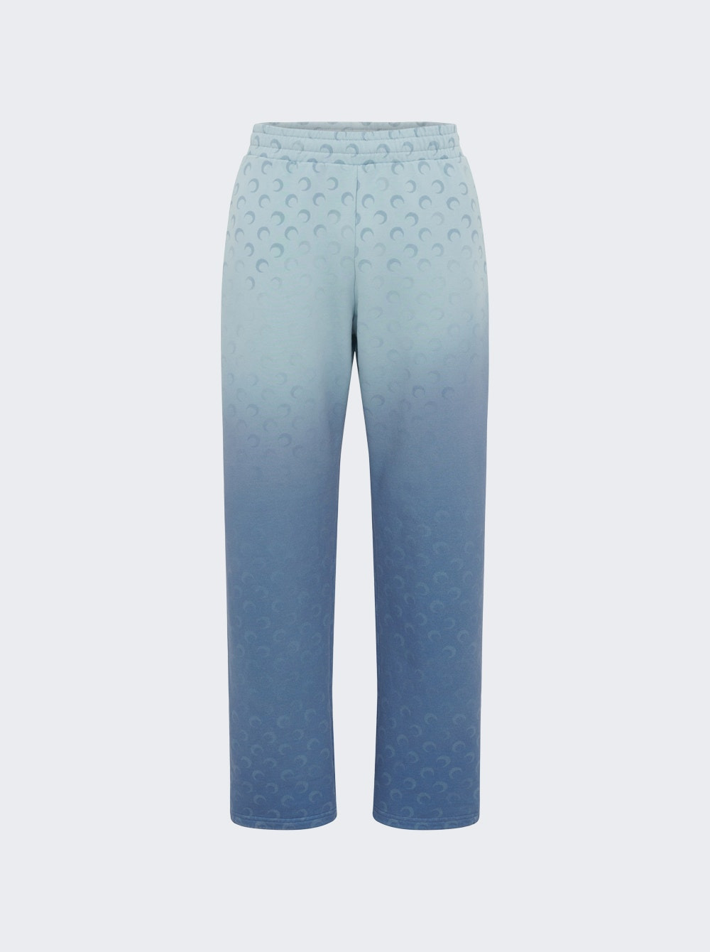 Moon Faded Fleece Sweatpants Light Blue - 1