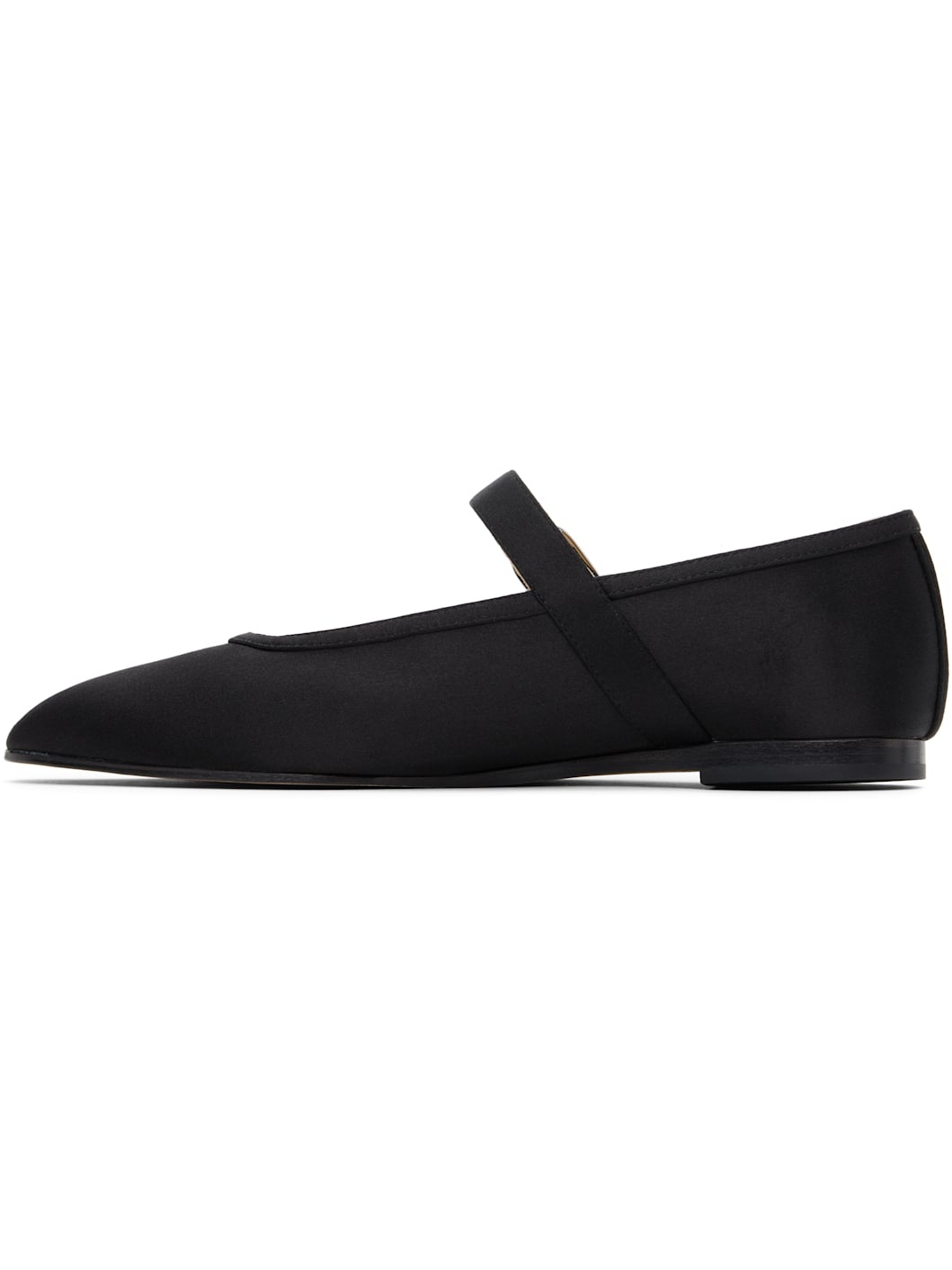 Black Mary Jane Ballerina Flats - 3