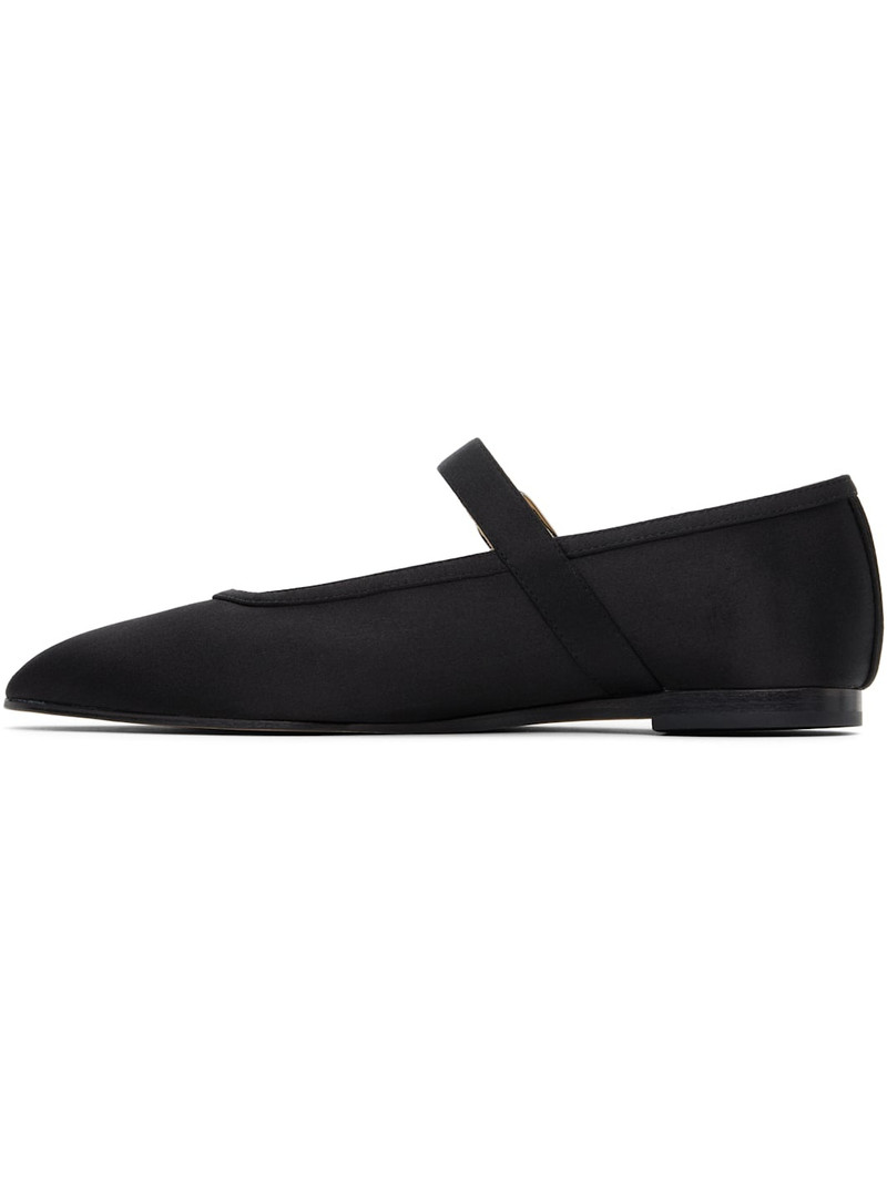 Black Mary Jane Ballerina Flats 3