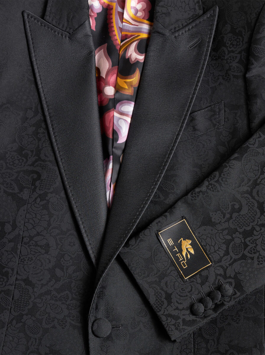 SINGLE-BREASTED FLORAL BLAZER - 7