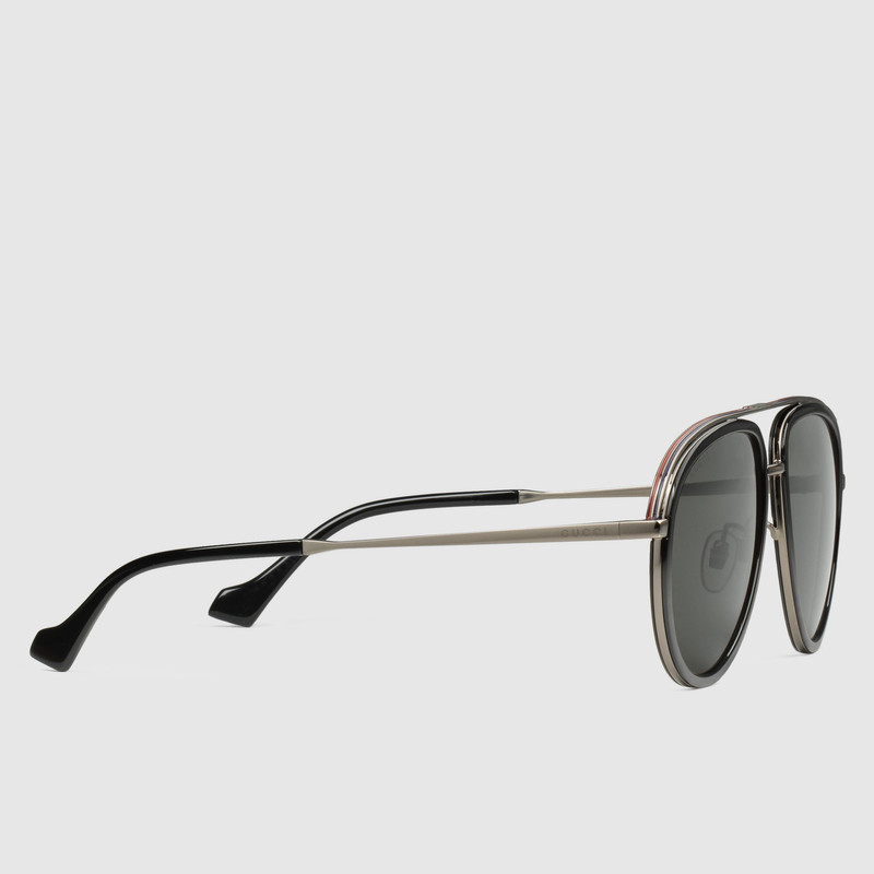 GUCCI Aviator frame sunglasses outlook