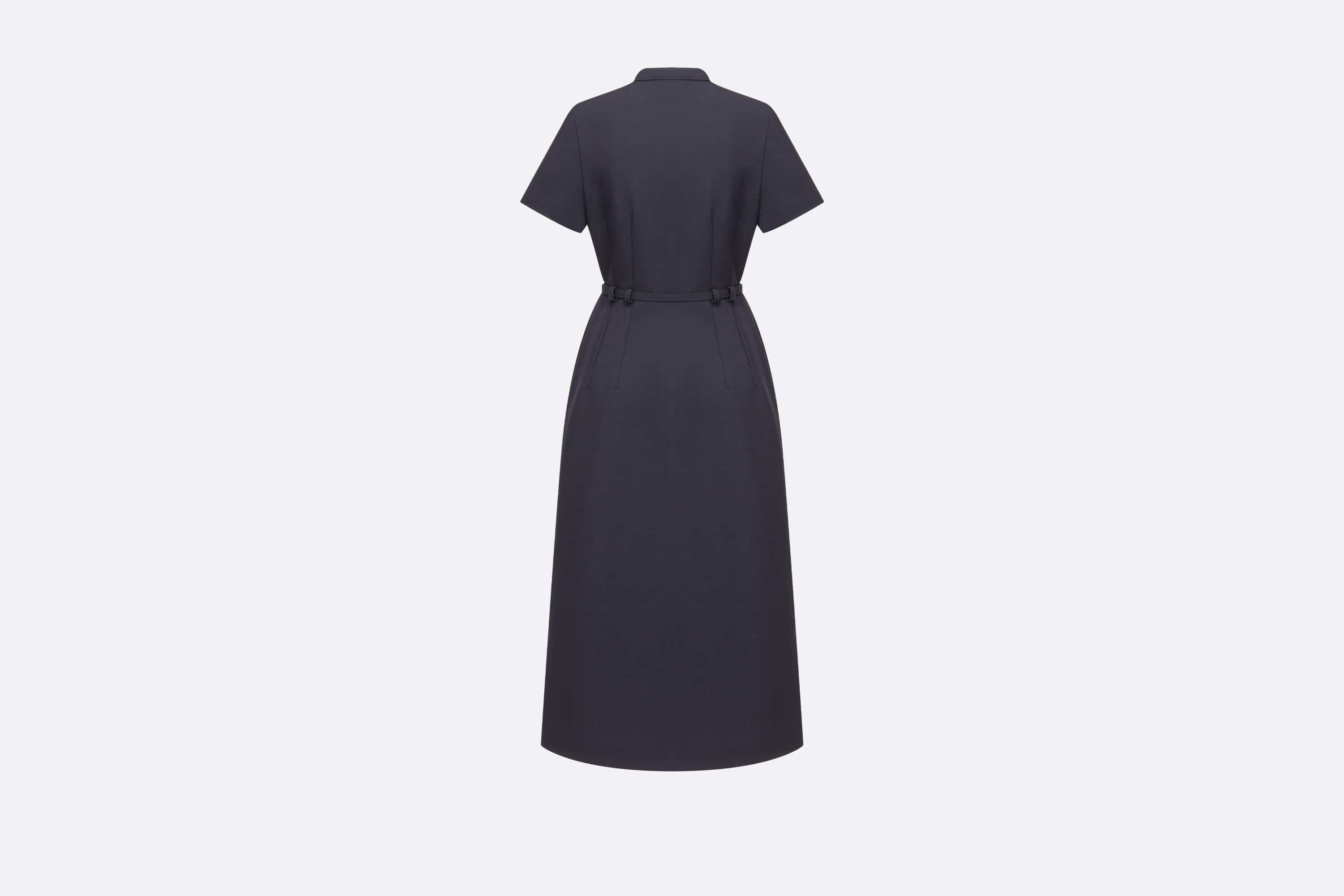 Belted Mid-Length Dress - 2