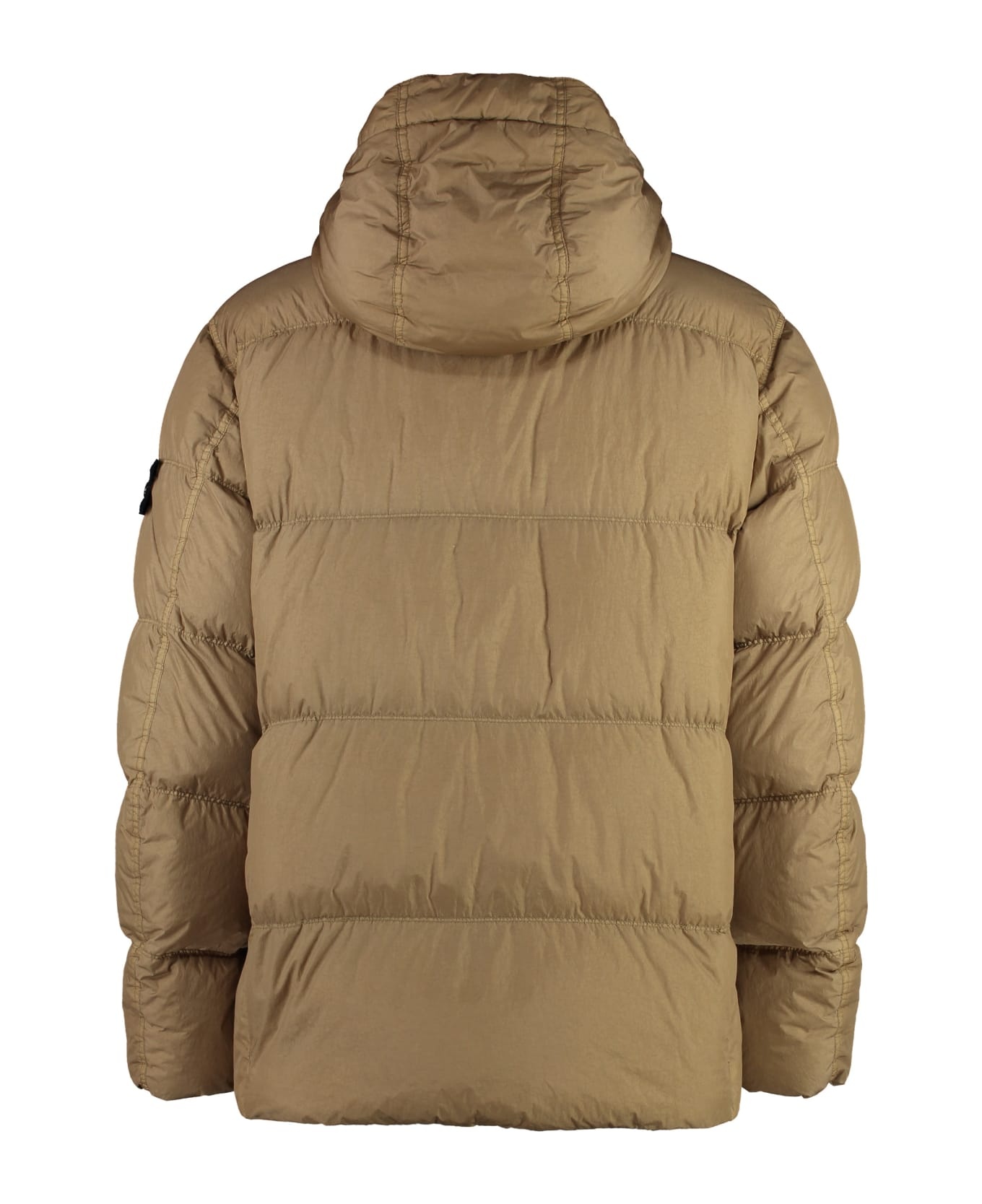 Hooded Nylon Down Jacket - 2