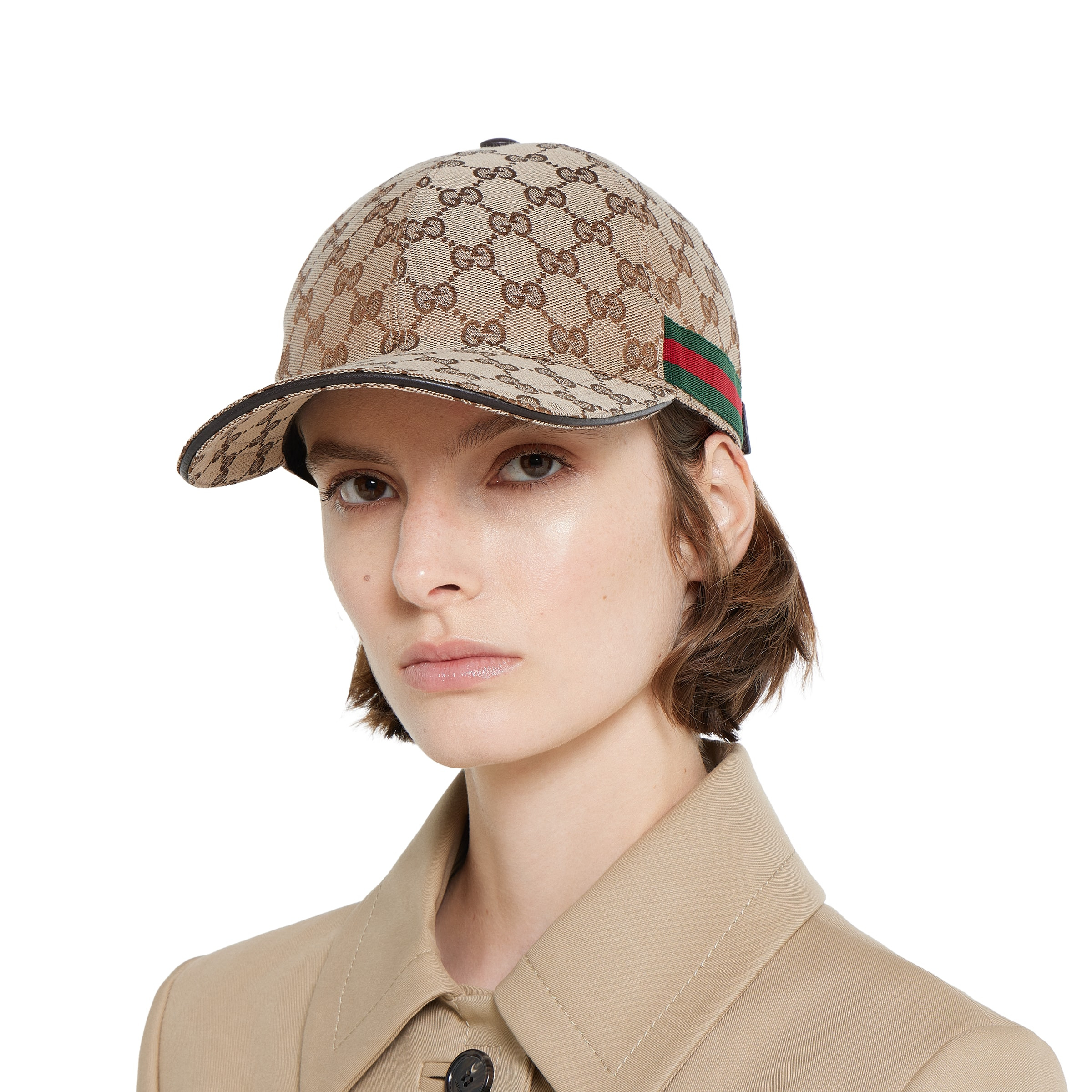 Original GG canvas baseball hat with Web - 4