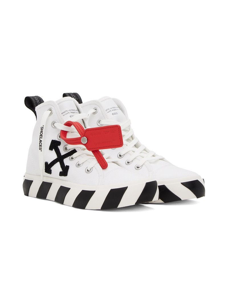 White Vulcanized Sneakers 4