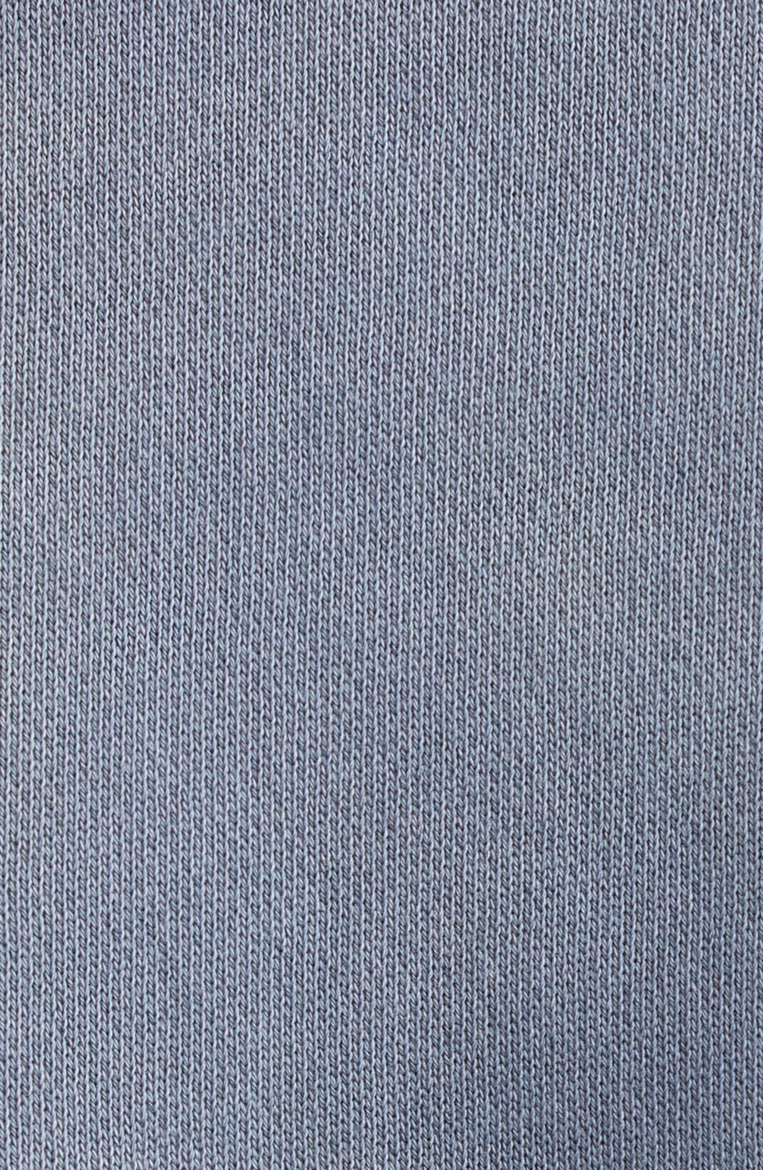 Alexander Wang Essential Logo Cotton Blend Sweatshirt in Washed Blue Ink at Nordstrom - 7