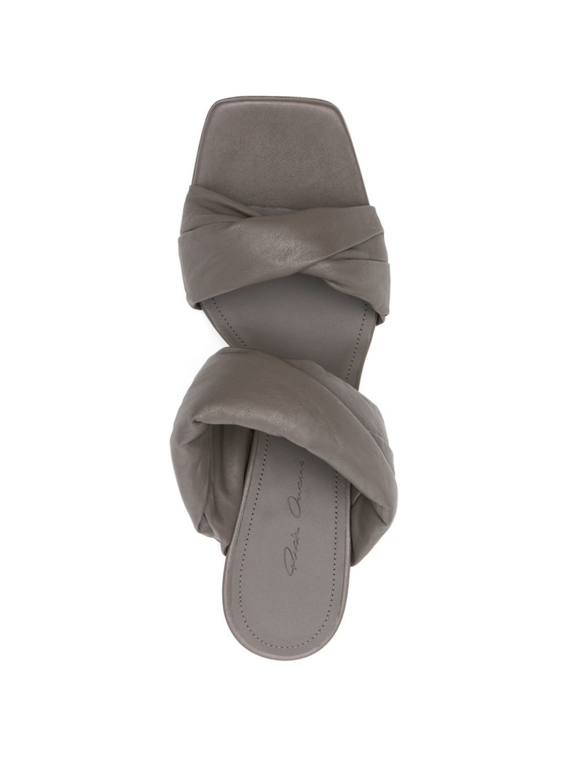 twisted lambskin sandals 4