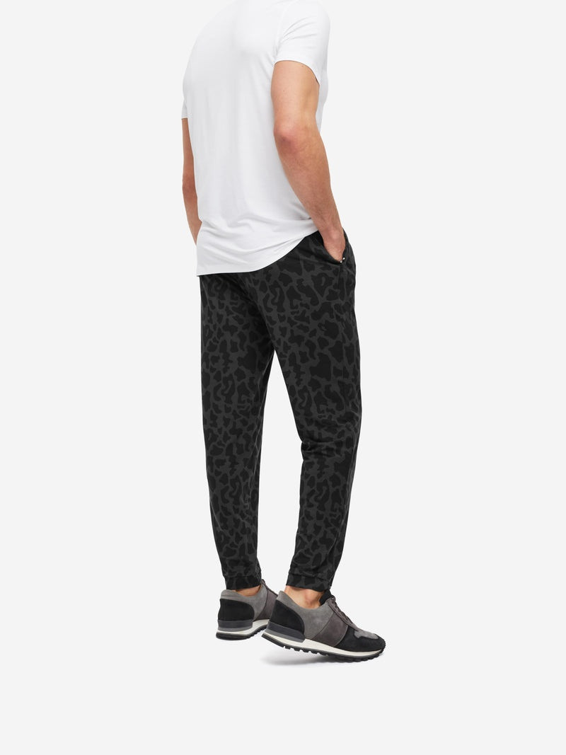 Men's Track Pants London 7 Micro Modal Stretch Black 2